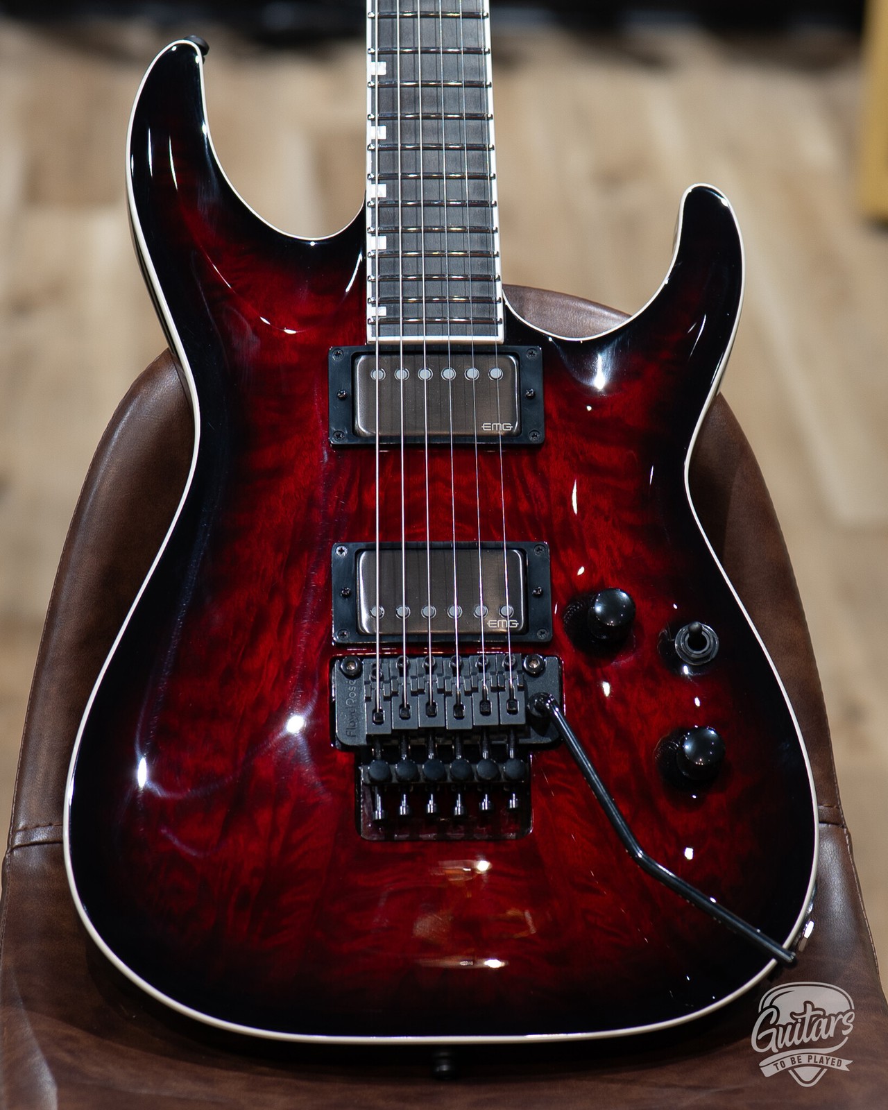 ESP E-II Horizon FR-II Floyd Rose – See Thru Black Cherry Sunburst (B-stock)