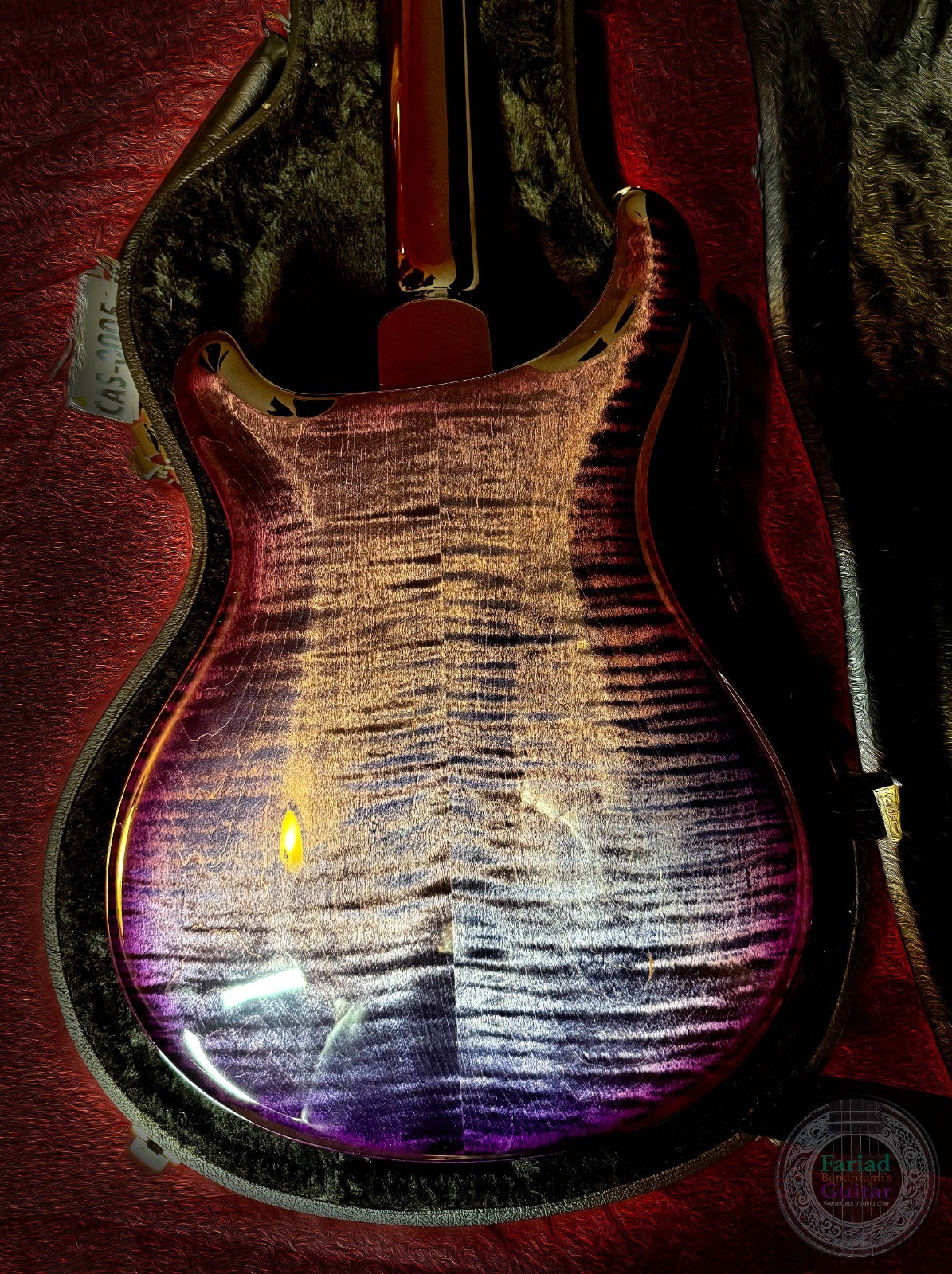 PRS Hollowbody II Piezo Hollow Body, Custom Purple Mist Finish( “Brand New” )