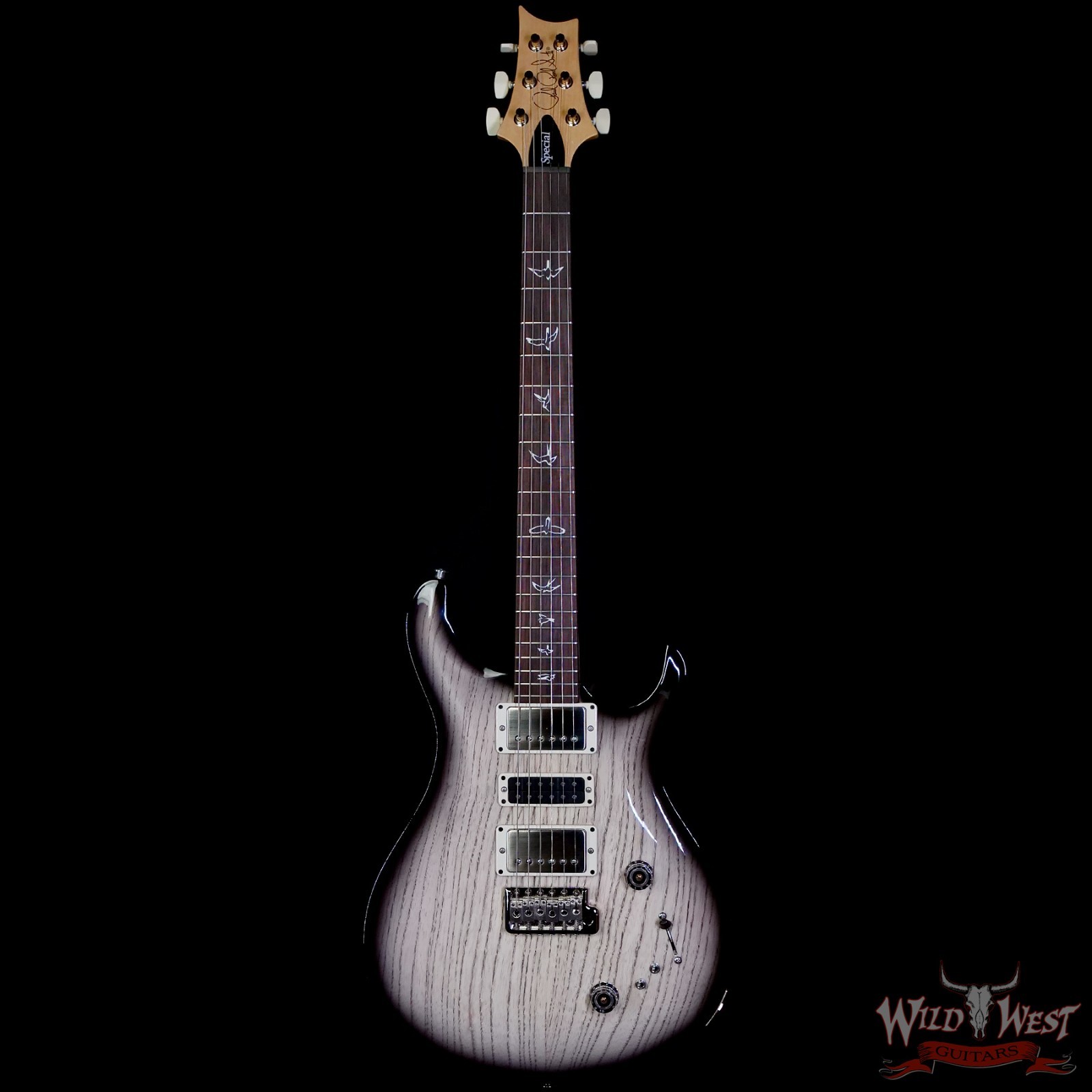 2025 PRS Swamp Ash Special Maple Fingerboard White Doghair Smokeburst 7.70 lbs