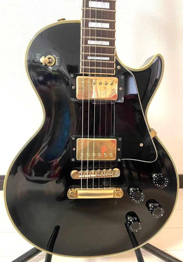 Orville Les Paul Custom Guitar Black Made in Japan