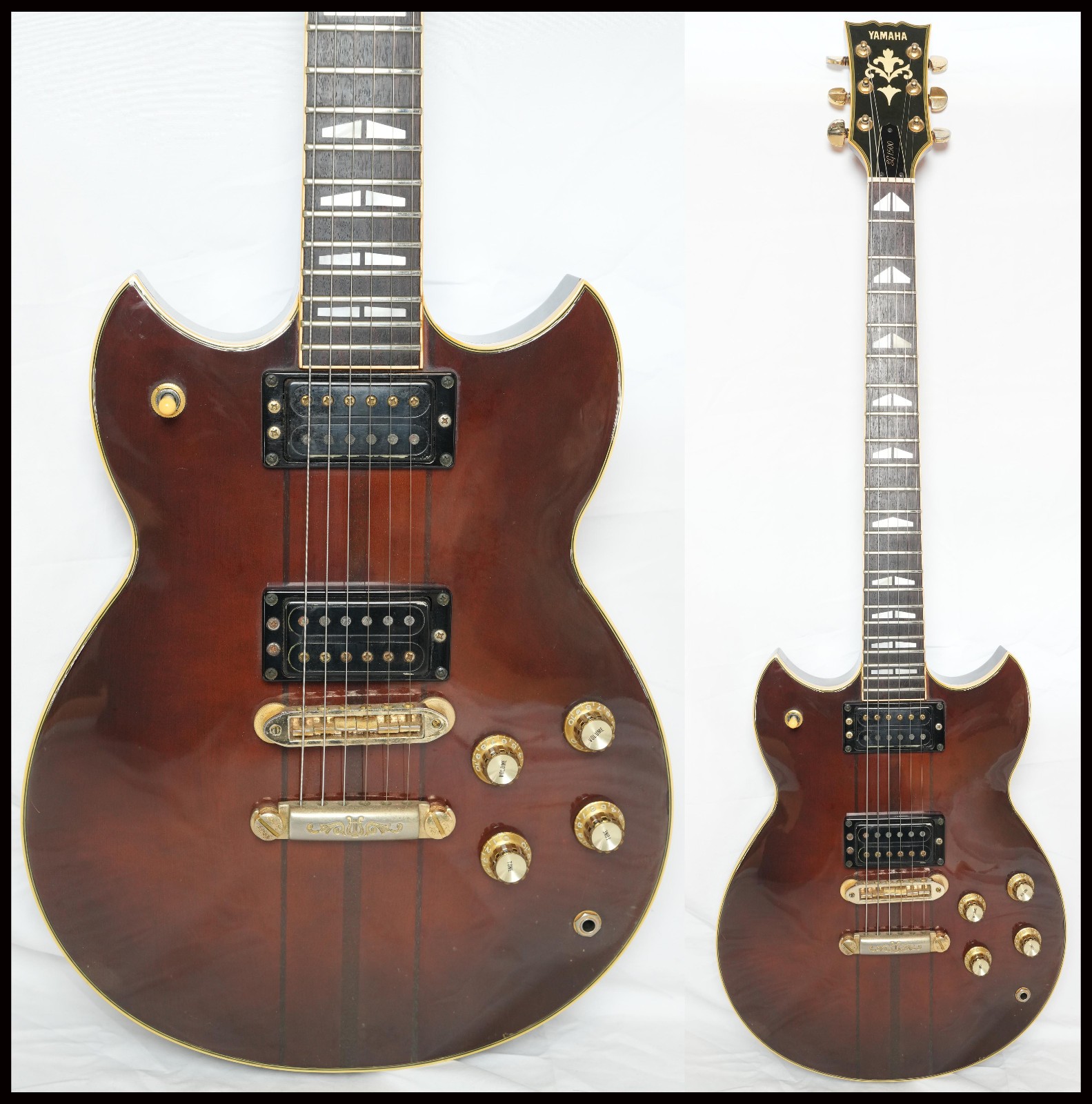 YAMAHA SG1500 Brown, 1980s mid-range model, made in Japan, vintage.
