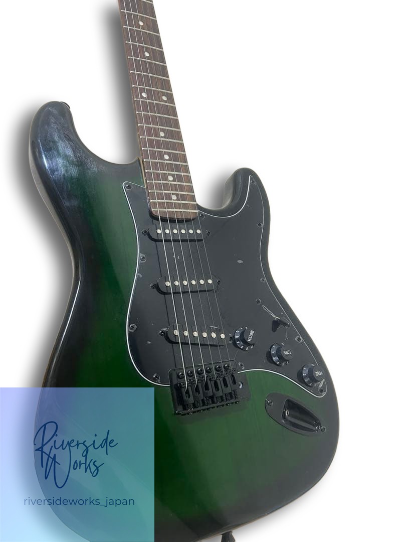SELDER Electric Guitar Black Green