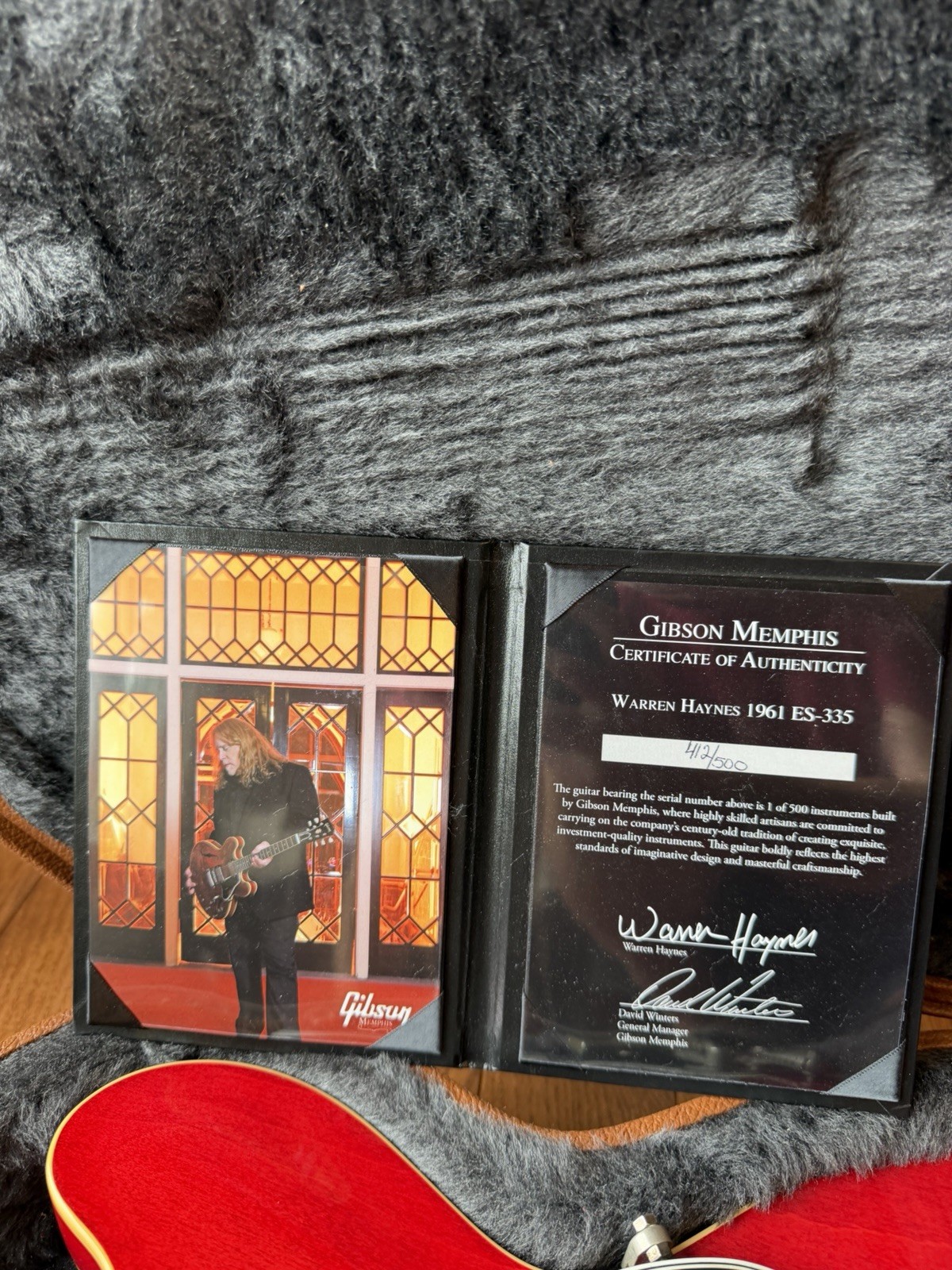 Gibson ‘61 ES-335 Warren Haynes – Figured Cherry Red