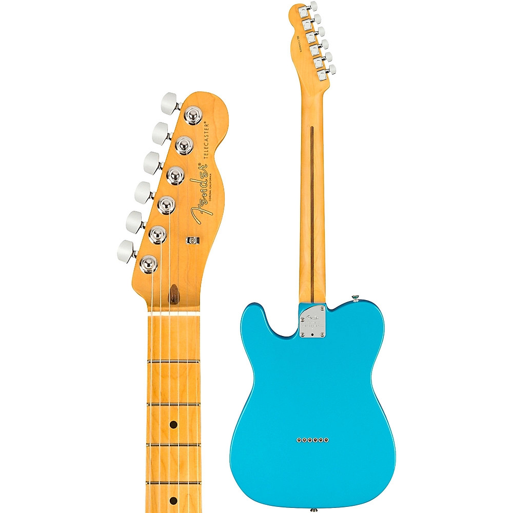 Fender American Professional II Telecaster Maple Fingerboard Guitar Miami Blue