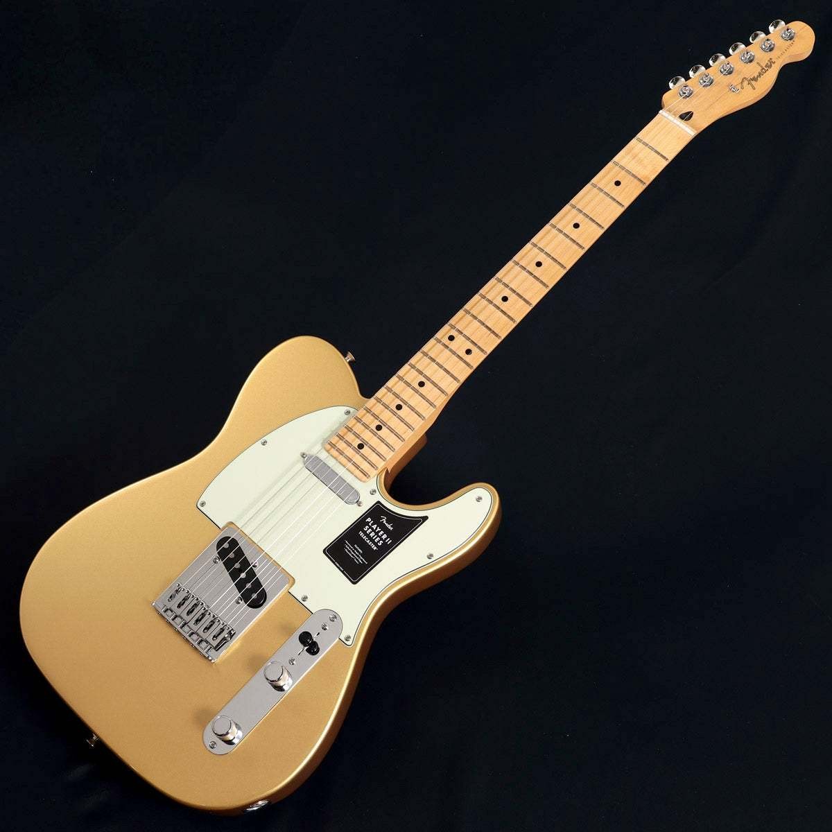 Fender 75th Anniversary Player II Telecaster Maple Aztec Gold [3.66kg] #GG5r7