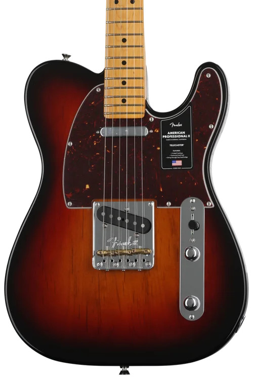 Fender American Professional II Telecaster – 3 Color Sunburst with Maple