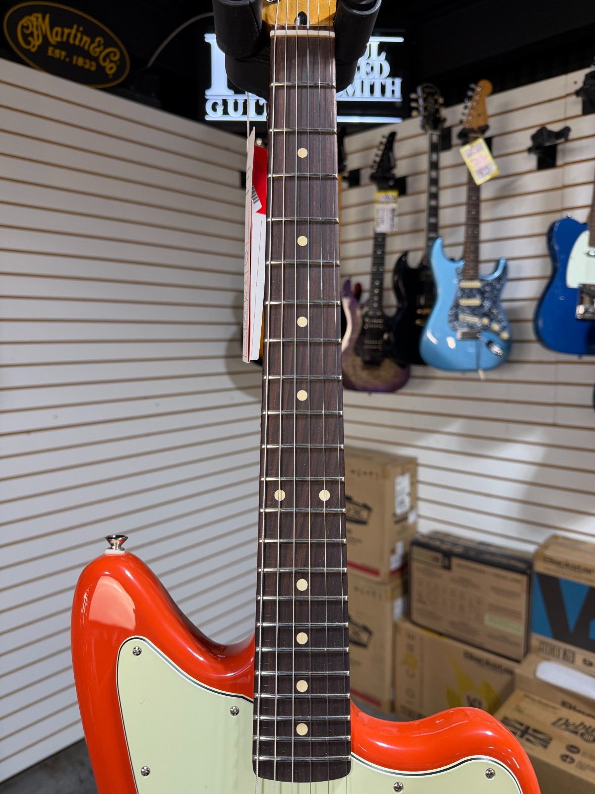 Fender Player II Jaguar – Coral Red & PLEK*D #907