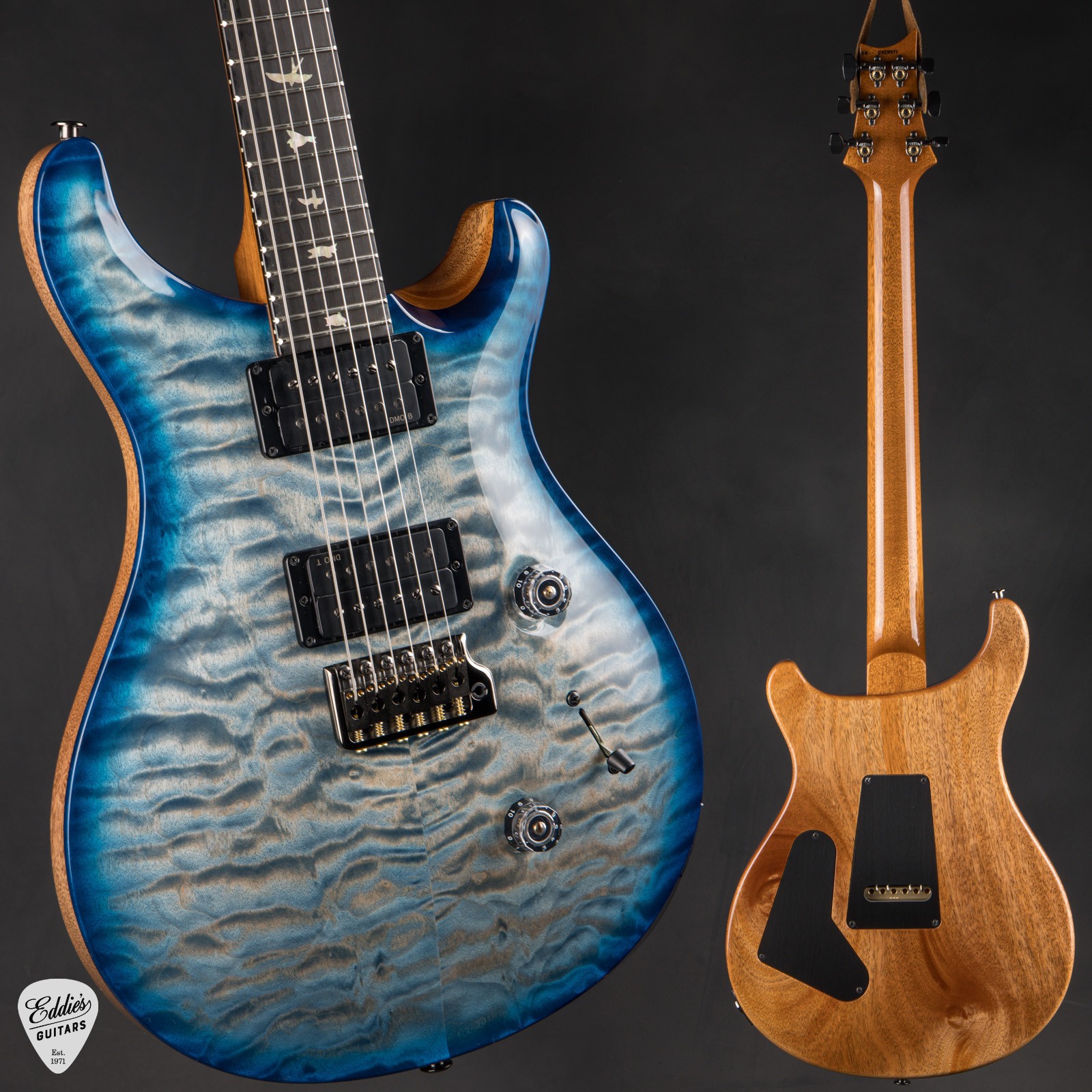 PRS Custom 24 Artist Top – Faded Indigo Blue Burst