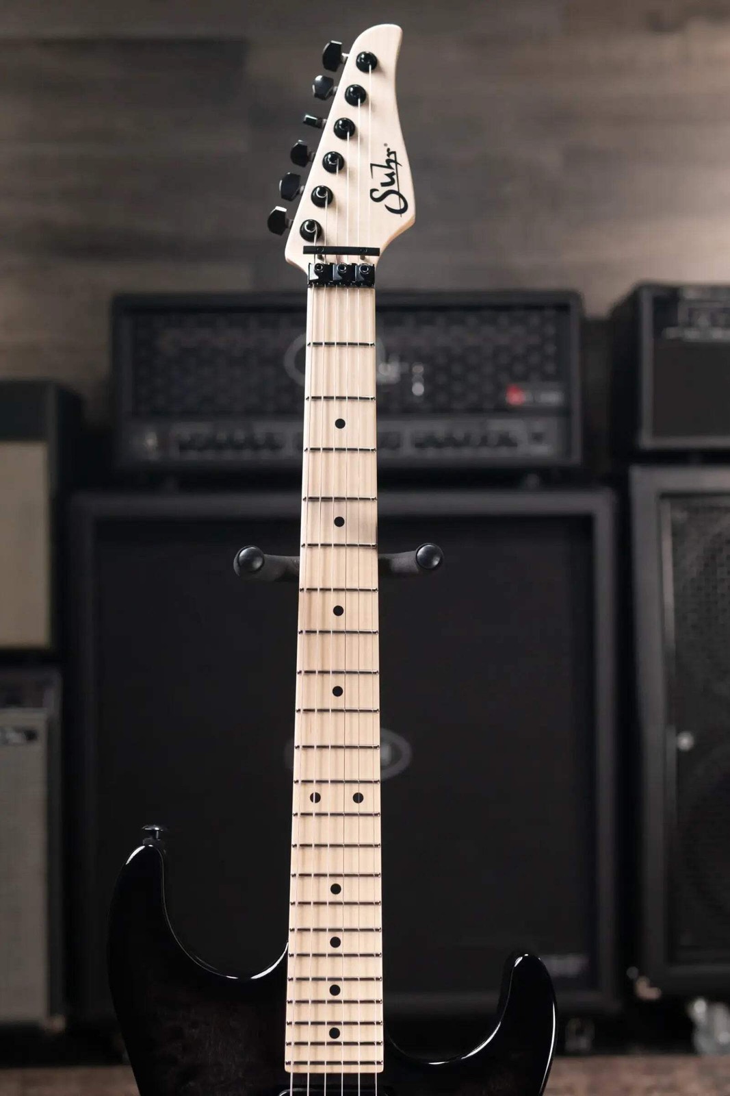 Suhr Standard Thin Burst Limited Edition Electric Guitar – Trans Black with Gig