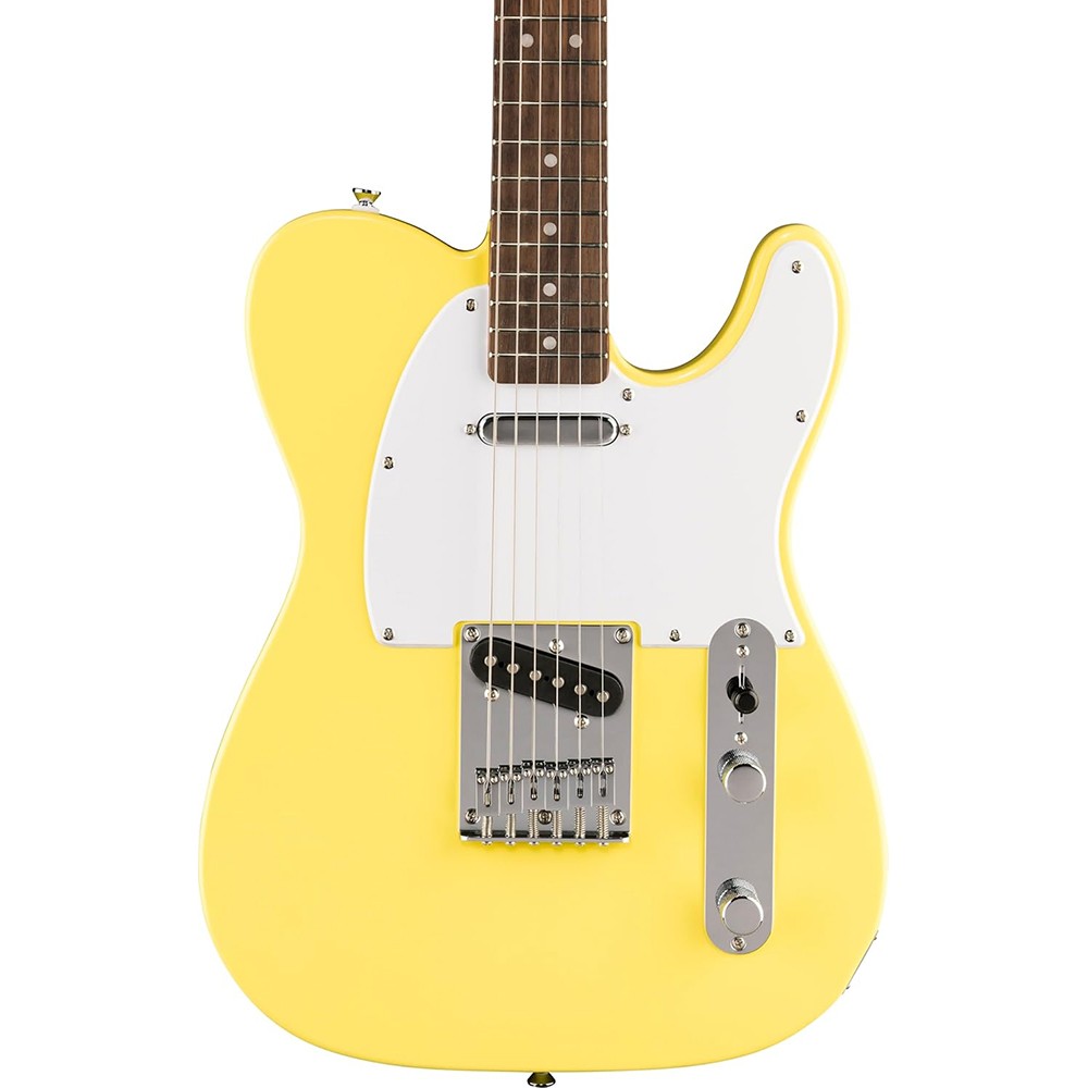 Fender Squier Sonic Telecaster Electric Guitar Canary Yellow, Laurel Fingerboard