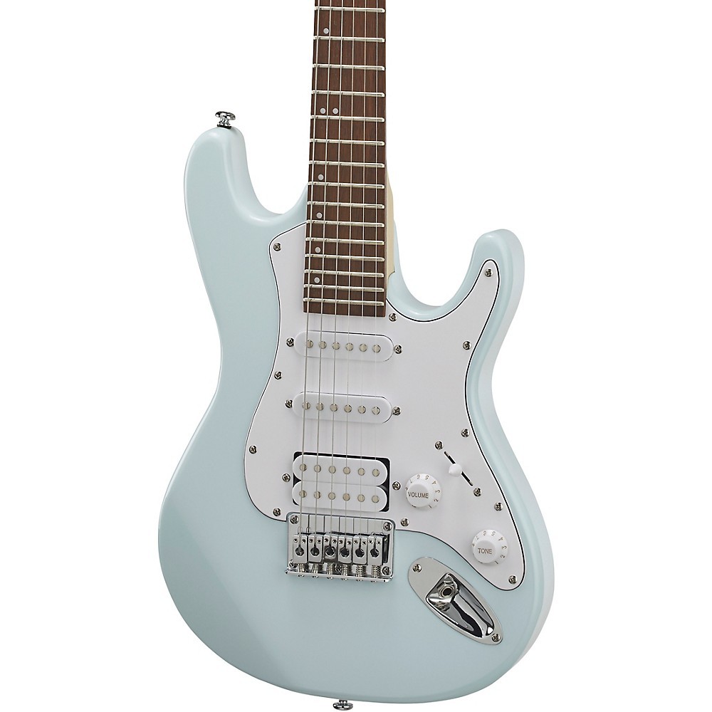 Mitchell TD100 Short-Scale Electric Guitar Powder Blue 3-Ply White Pickguard