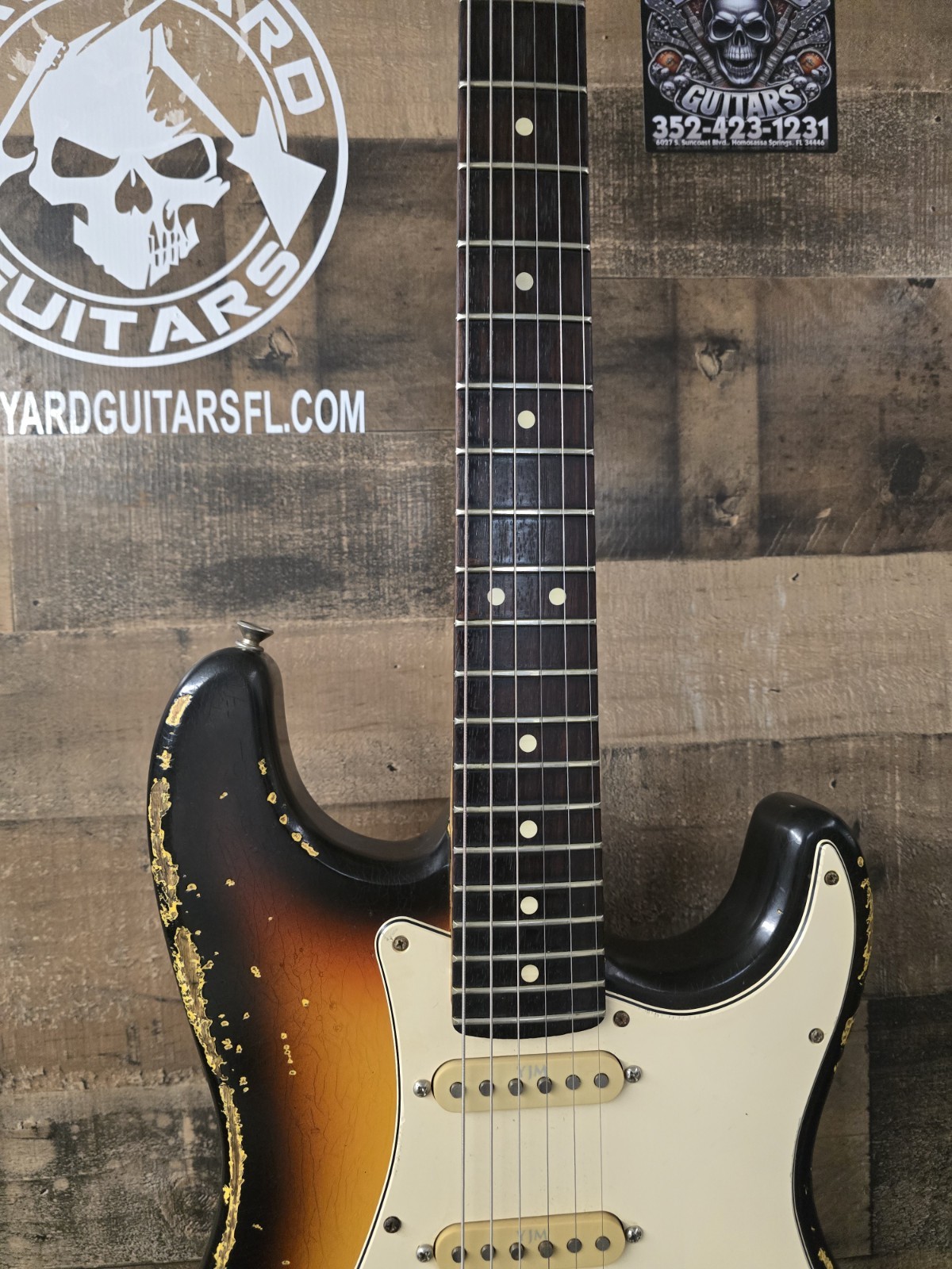 1996 Fender Mjt Relic USA American Standard Stratocaster Guitar w/case
