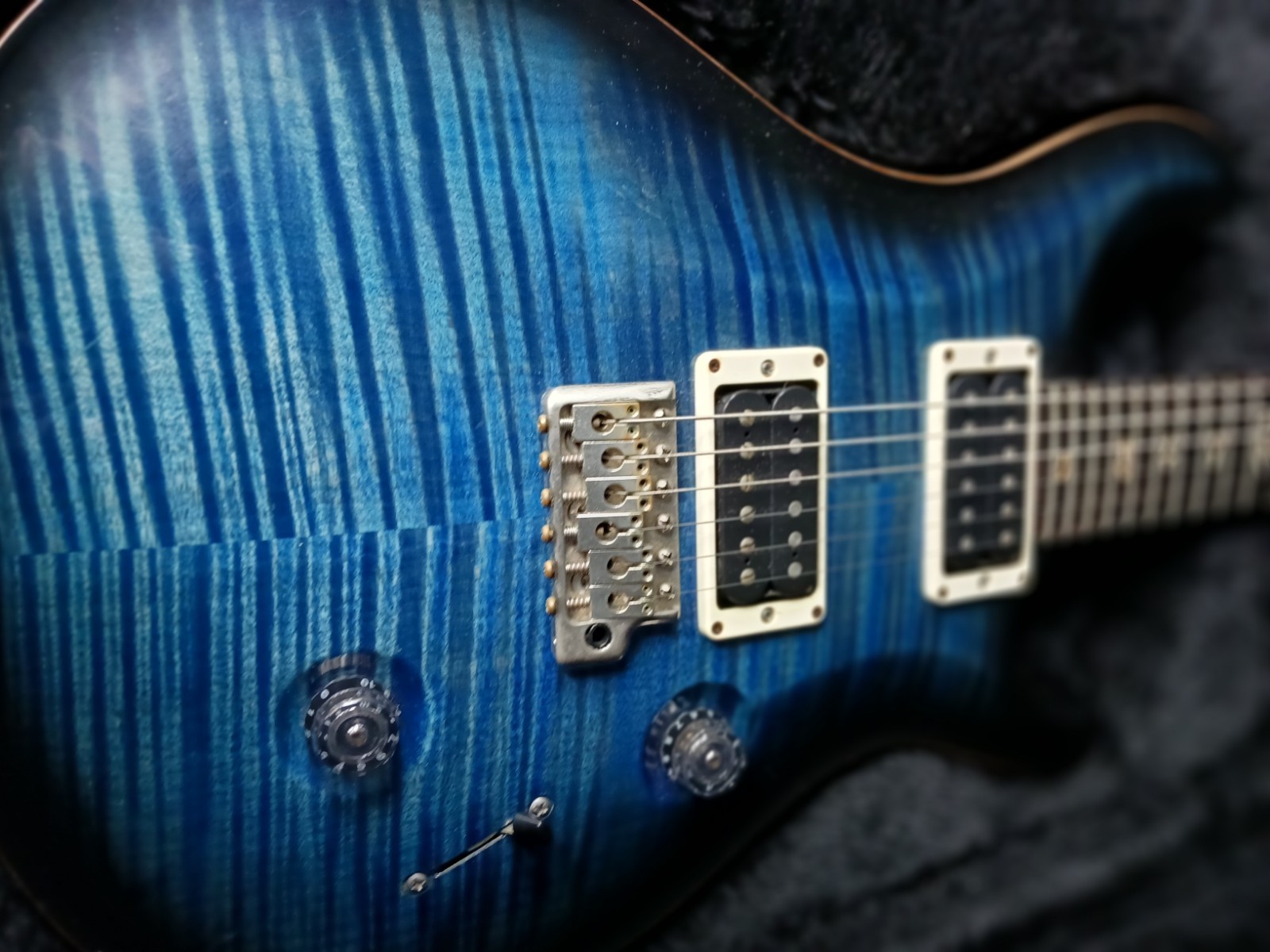 PRS Custom 24 10 Top Sapphire Smokeburst