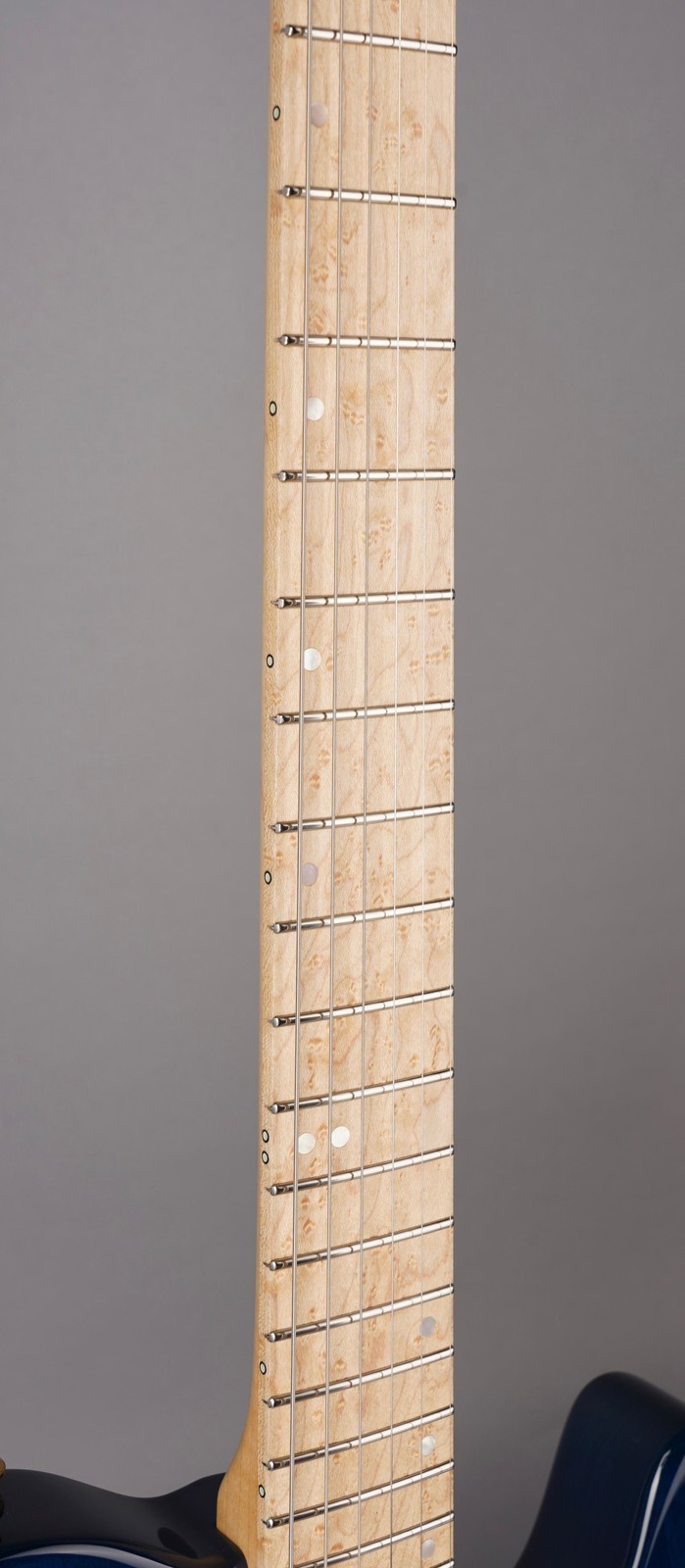 Kiesel Solo HSS – Alder/Maple/Birdseye – Aqua Burst