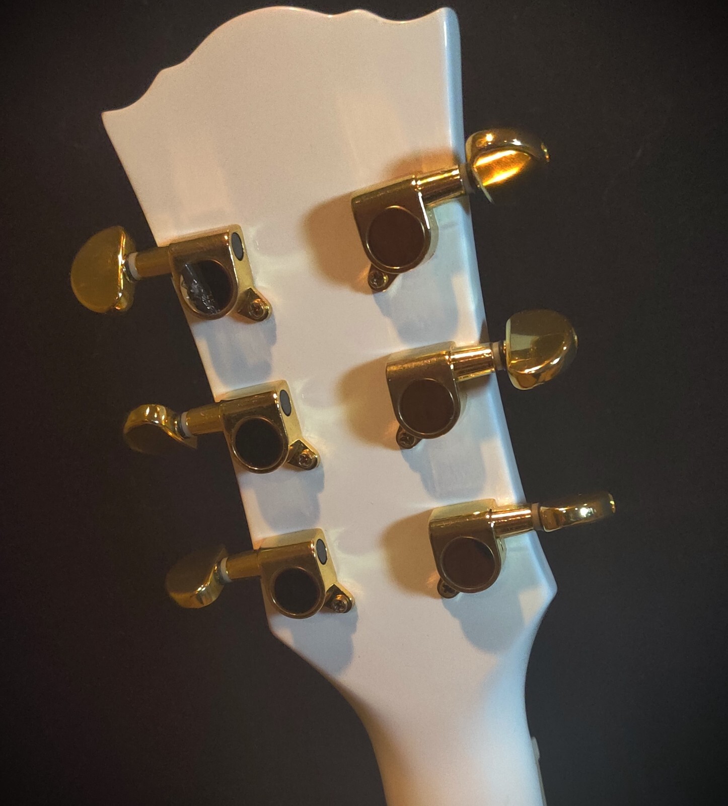 Electric Guitar DC Electric Guitar Classic- Gloss White/Gold/-Fast Shipping!