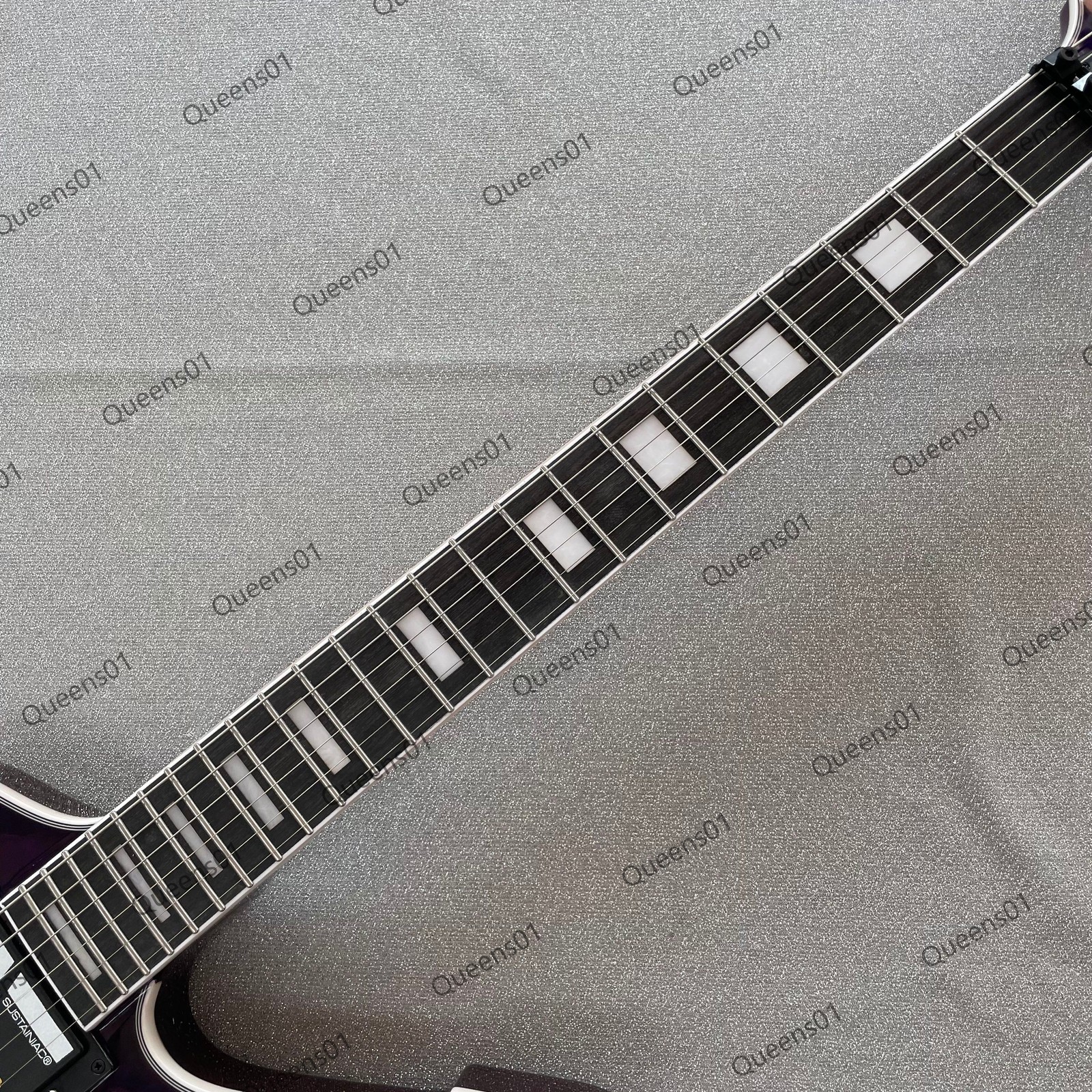 Electric Guitar Stainless Rounded Fret Edge Active Pickup Quilted Maple Top