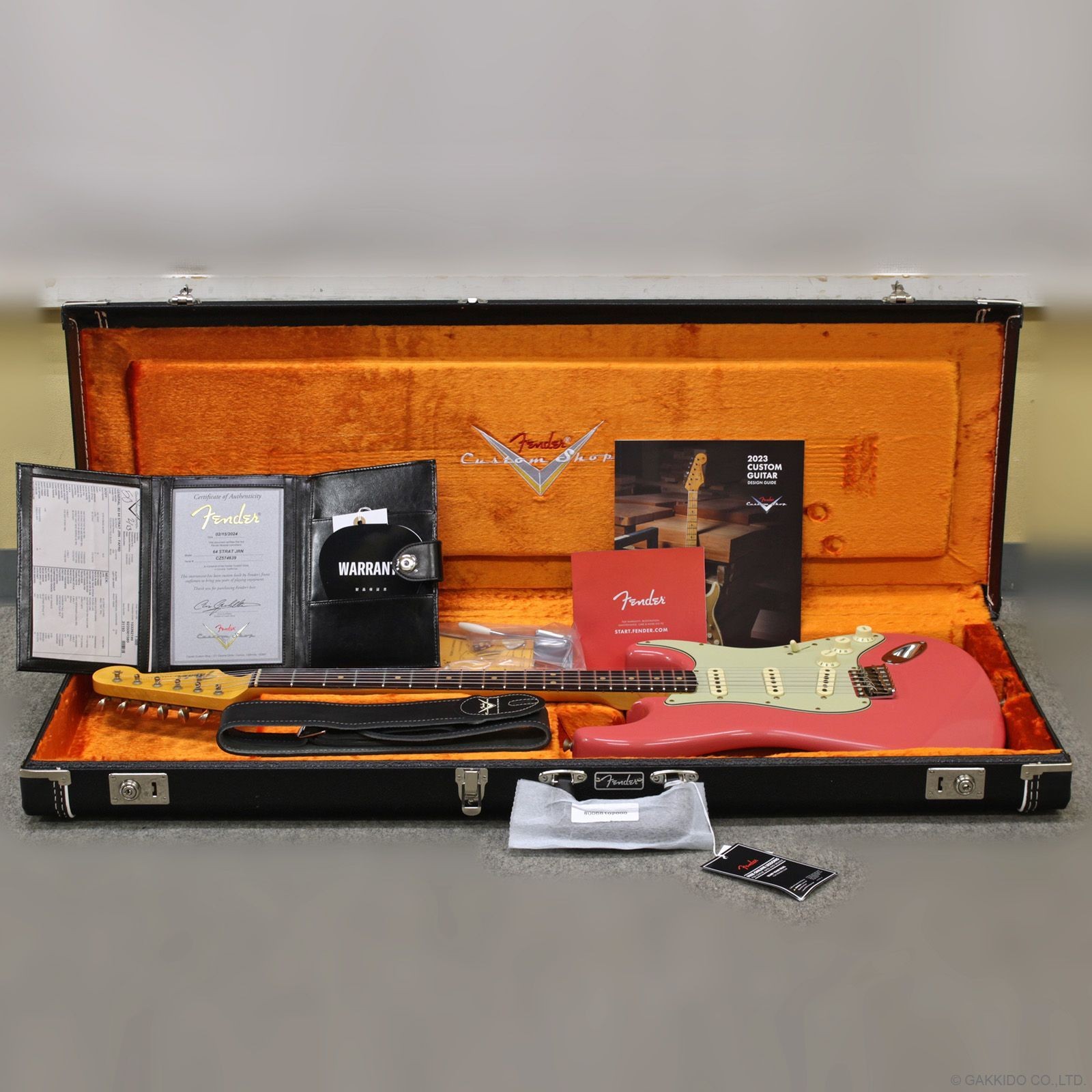 Fender Custom Shop 1964 Stratocaster Journeyman Relic Faded Fiesta Red New
