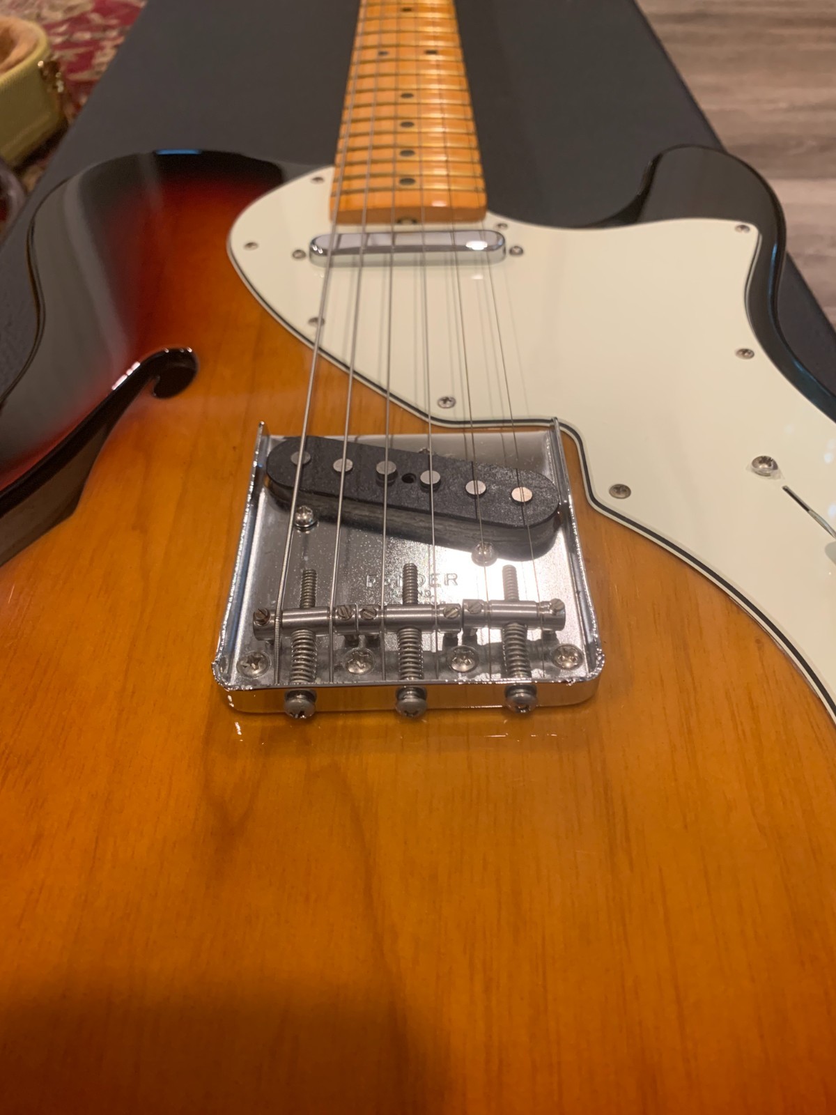 Fender American Original ’60s Telecaster Thinline 2020 Sunburst 6lbs! USA