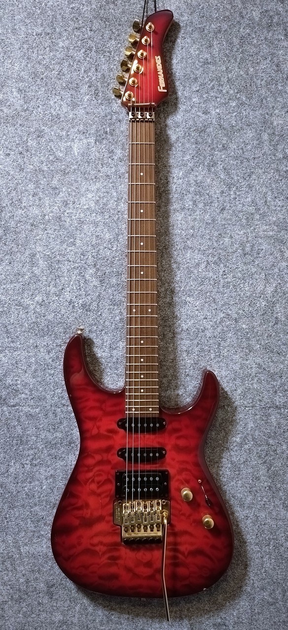Fernandes FR-65 Quilted Maple Electric Guitar Used Stock