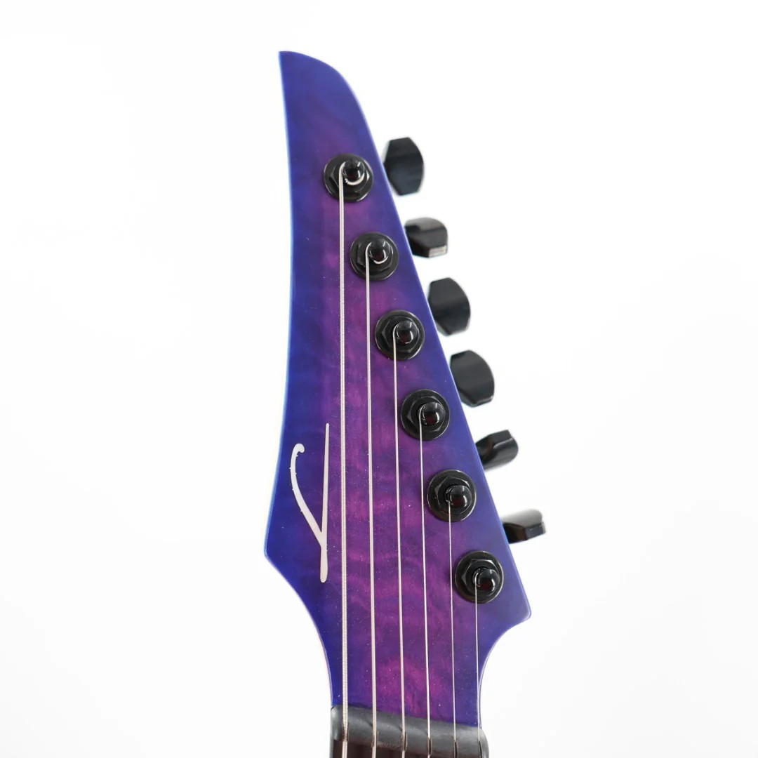Legator N6FSS Ninja Multi-Scale Electric Guitar, Composite, Hyper Nova Blue