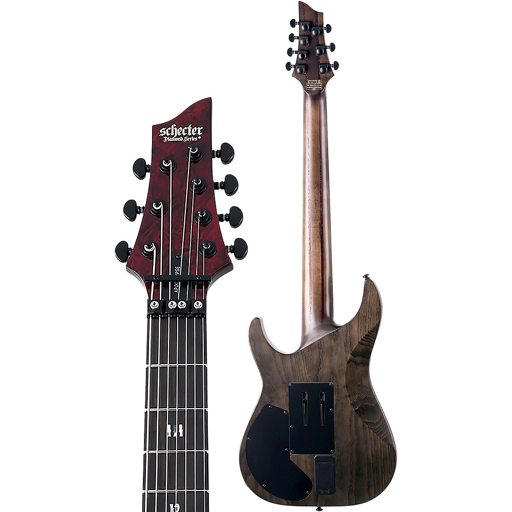 Schecter Guitar Research C7 FRS Apocalypse 7String Electric Guitar Red Reign