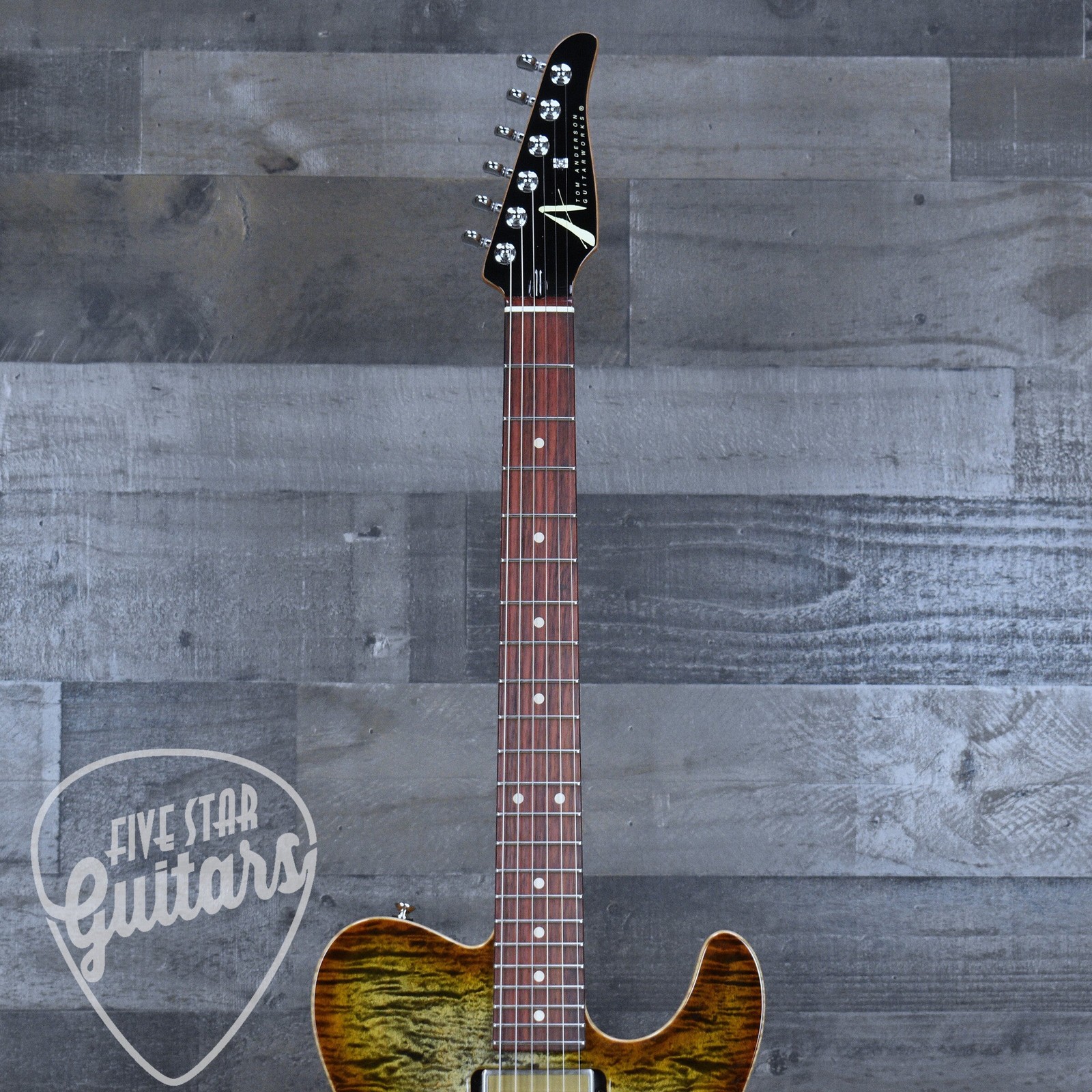 Tom Anderson Cobra – Natural Black to Honey Burst with Gigbag