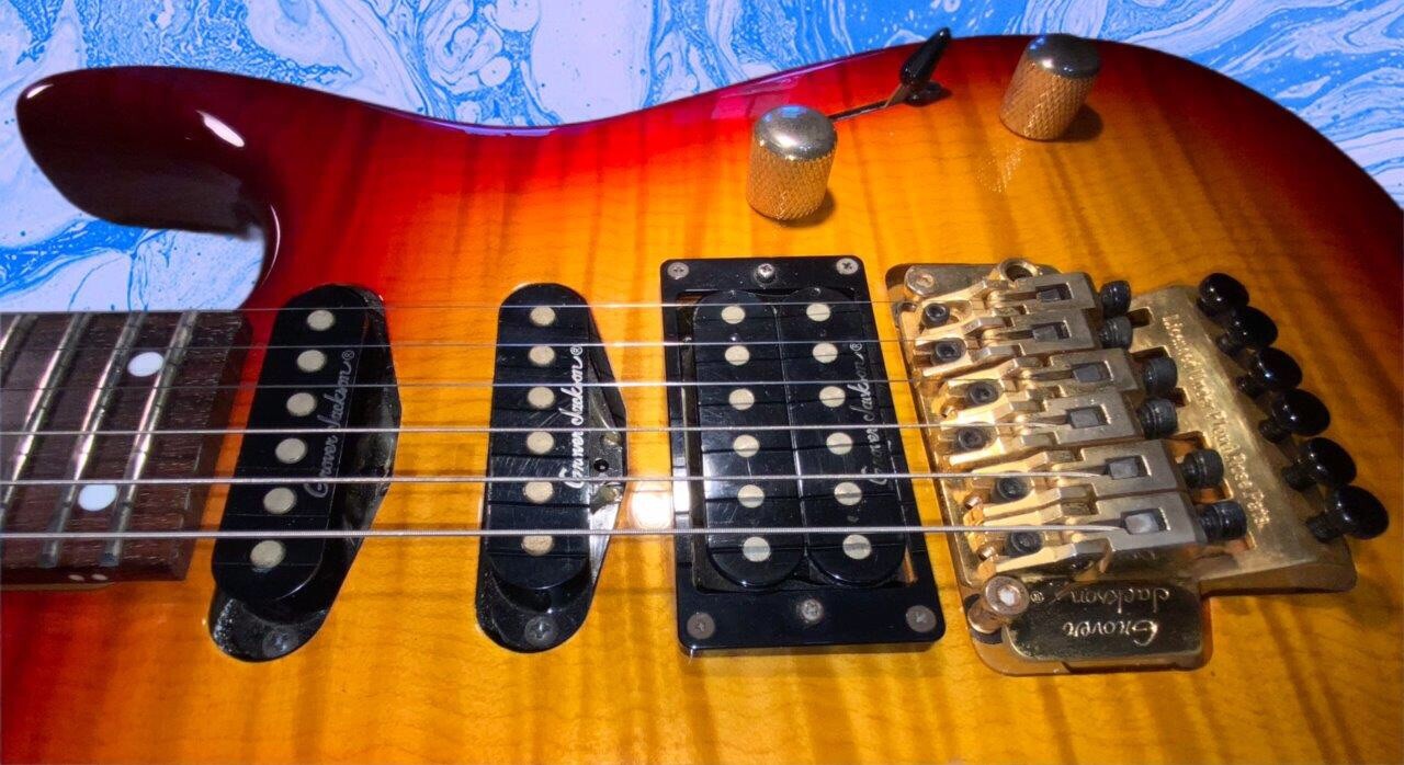 ⚠️ 2001 Grover Jackson Dinky DK-2 In Amazing SunBurst! MIJ! Excellent Cond! ⚠️
