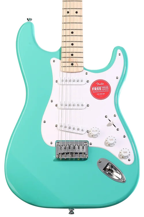 Squier Sonic Stratocaster HT Electric Guitar – Sea Foam Green