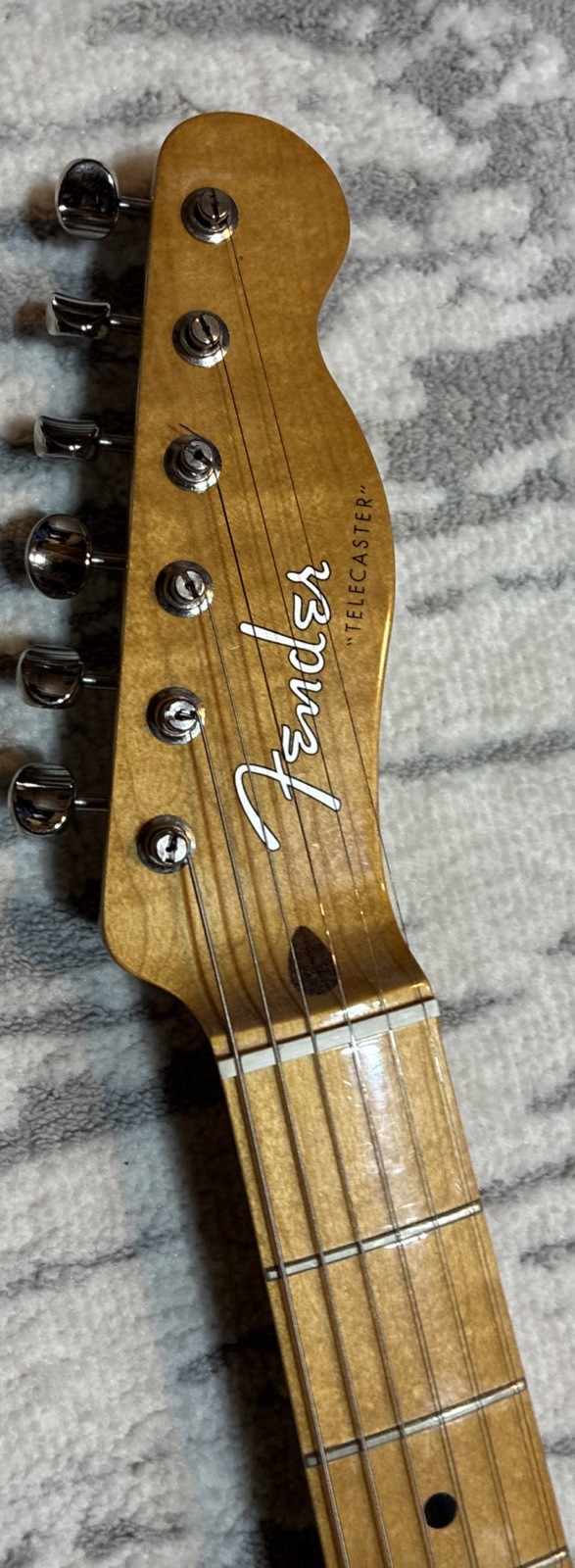 Squier Series Tele Butterscotch Blonde Mexican Tele Neck W/ Vintage Style Fender