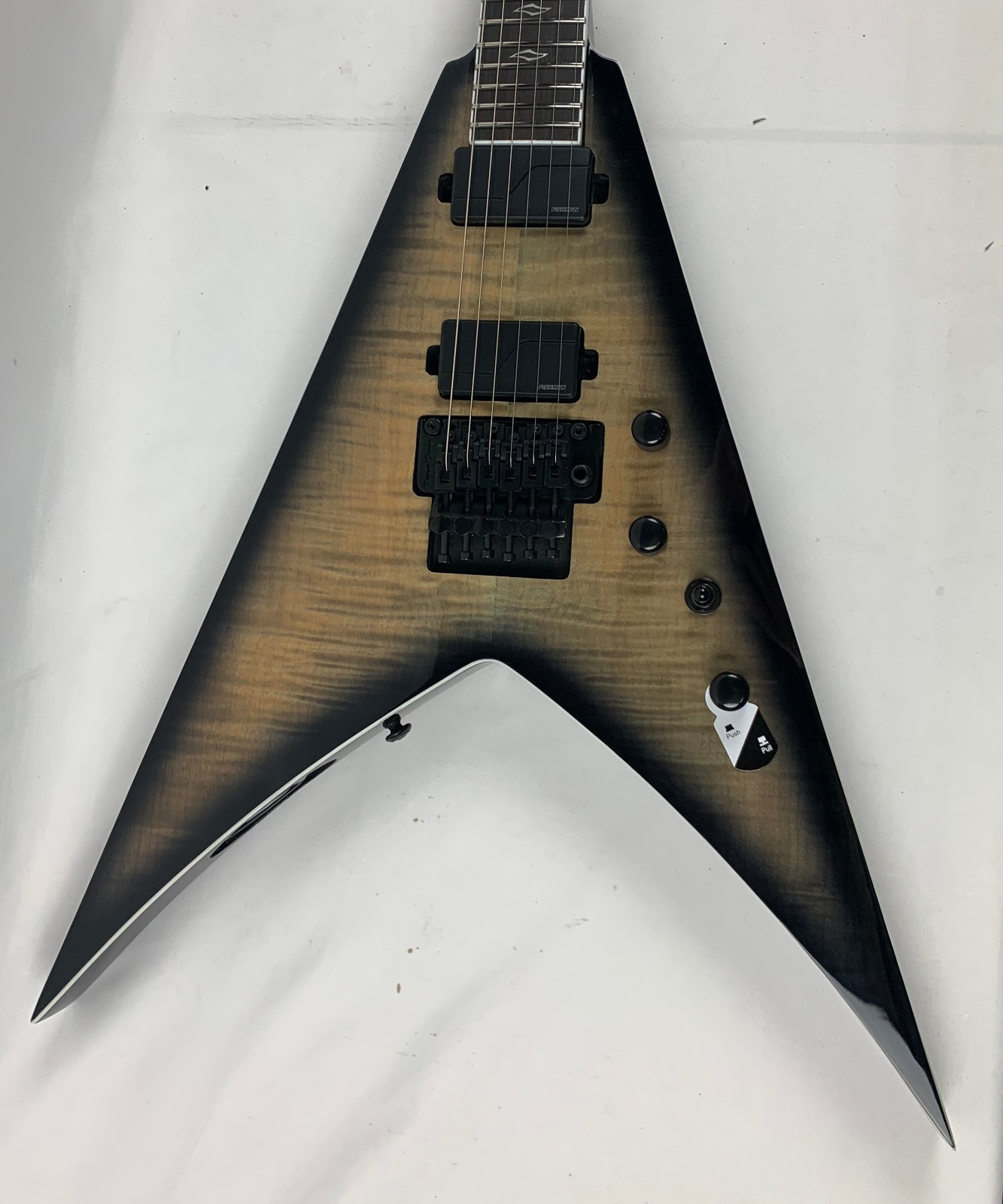 Dean Vengeance Select Floyd Fluence Electric Guitar Charcoal Burst BRAND NEW