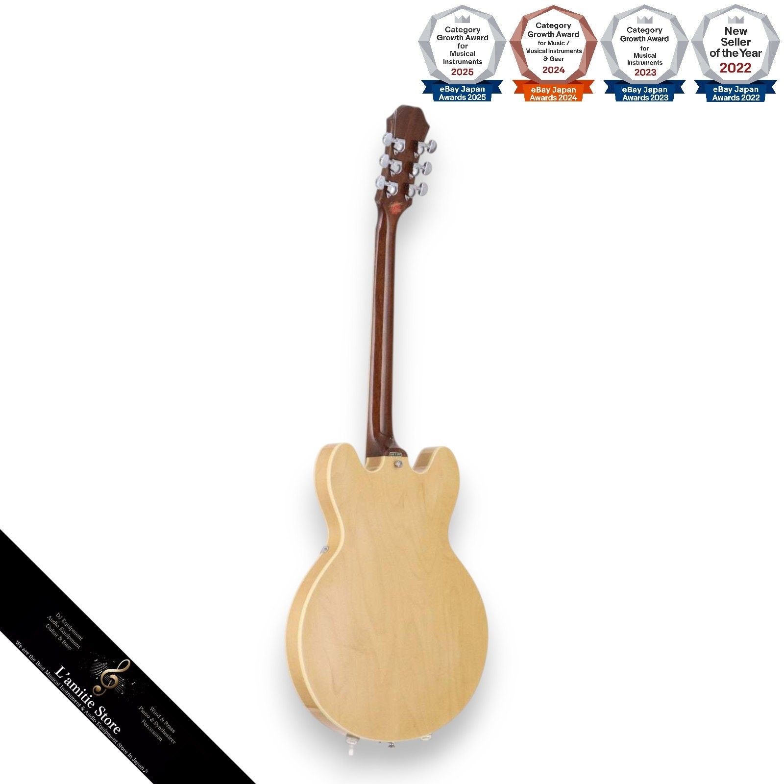 Epiphone 1965 CASINO ELITIST Natural Electric Guitar Excellent Condition
