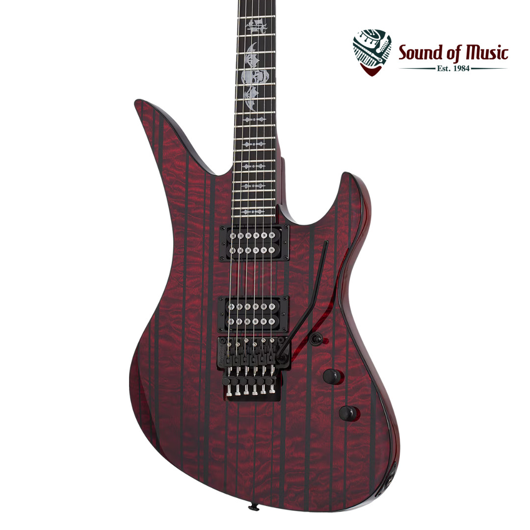 Schecter Synyster Standard Plus Electric Guitar – Transparent Deep Red