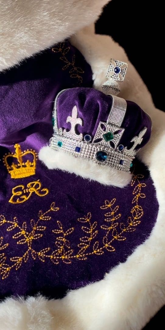 Plush Toy Merrythought The Royal Bear Collection Queen Elizabeth Made in England