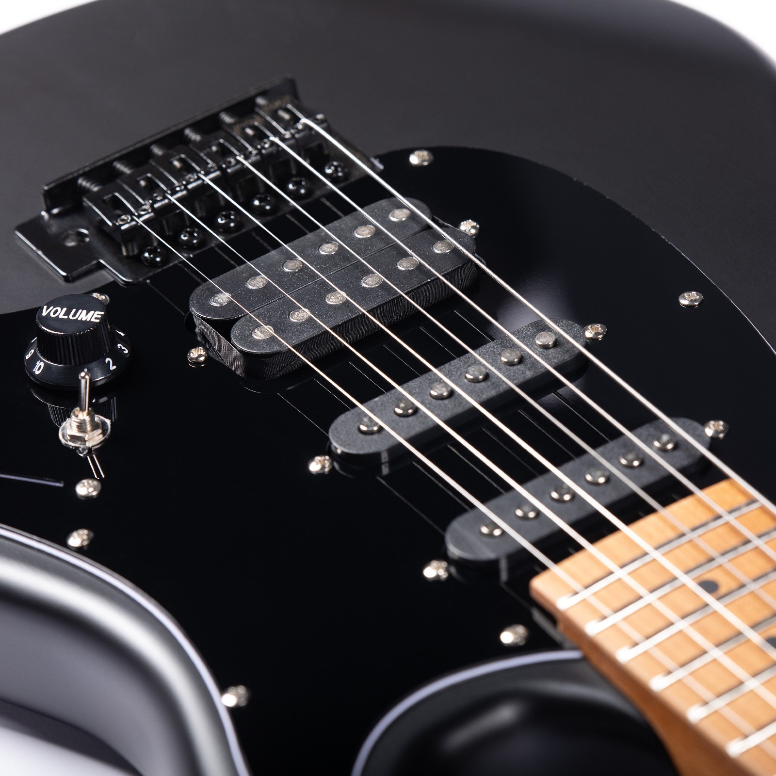 Grote Electric Guitar Modern-GST For Beginners Solid Body (Ebony)