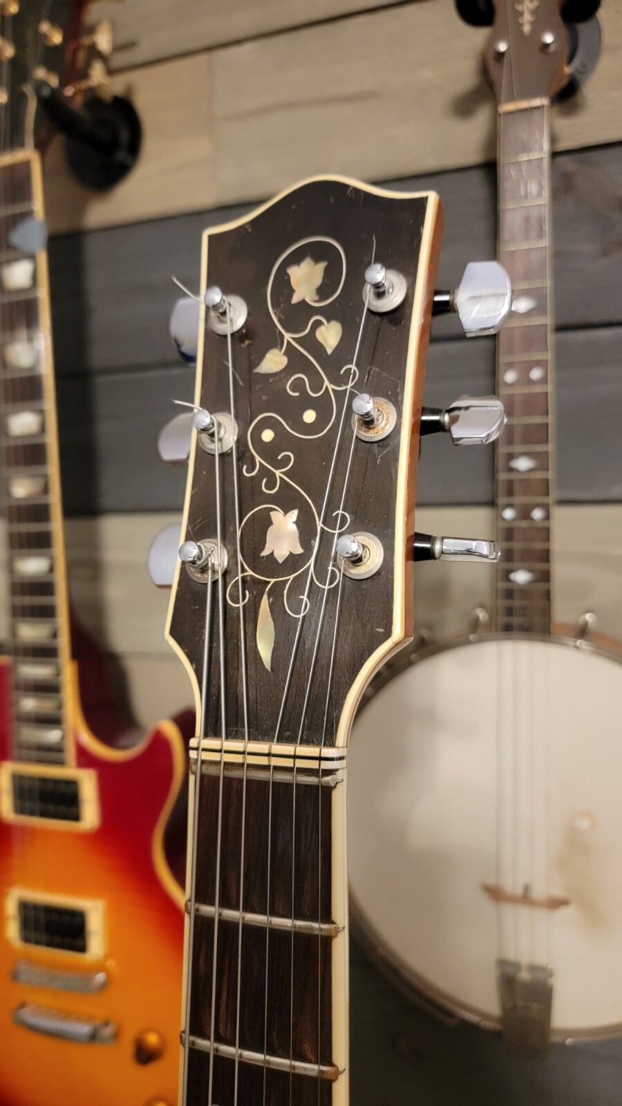 1956 Hofner President Electric Guitar 2 Pickup Cutaway Sunburst Nice Shape W/HSC