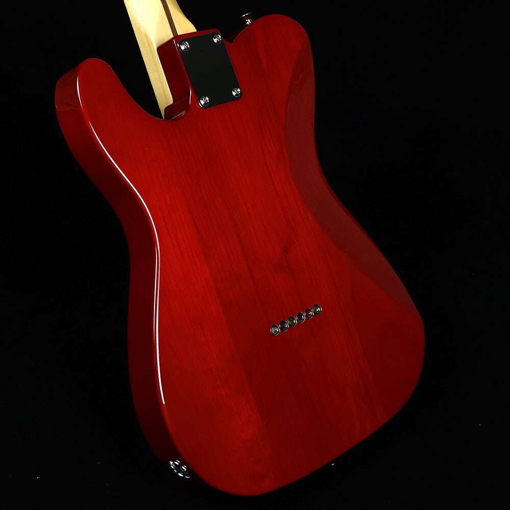 Fender 2024 Collection MIJ Hybrid II Telecaster Flame Sunset Orange Transparent
