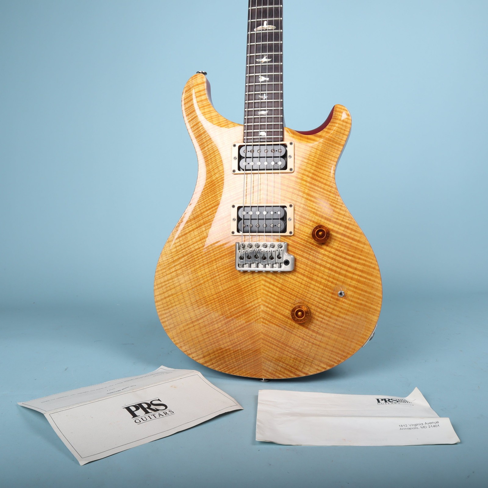 1990 PRS Paul Reed Smith Signature Series Chevron Flamed Maple Top