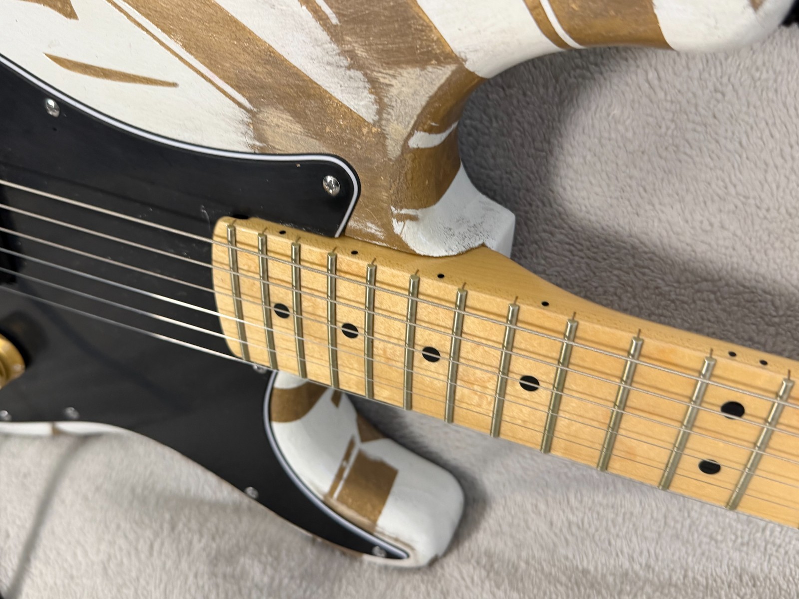 EVH Style Electric Guitar-Hand Built Video/Screams/ SOLD OUT/ BUILT TO ORDER