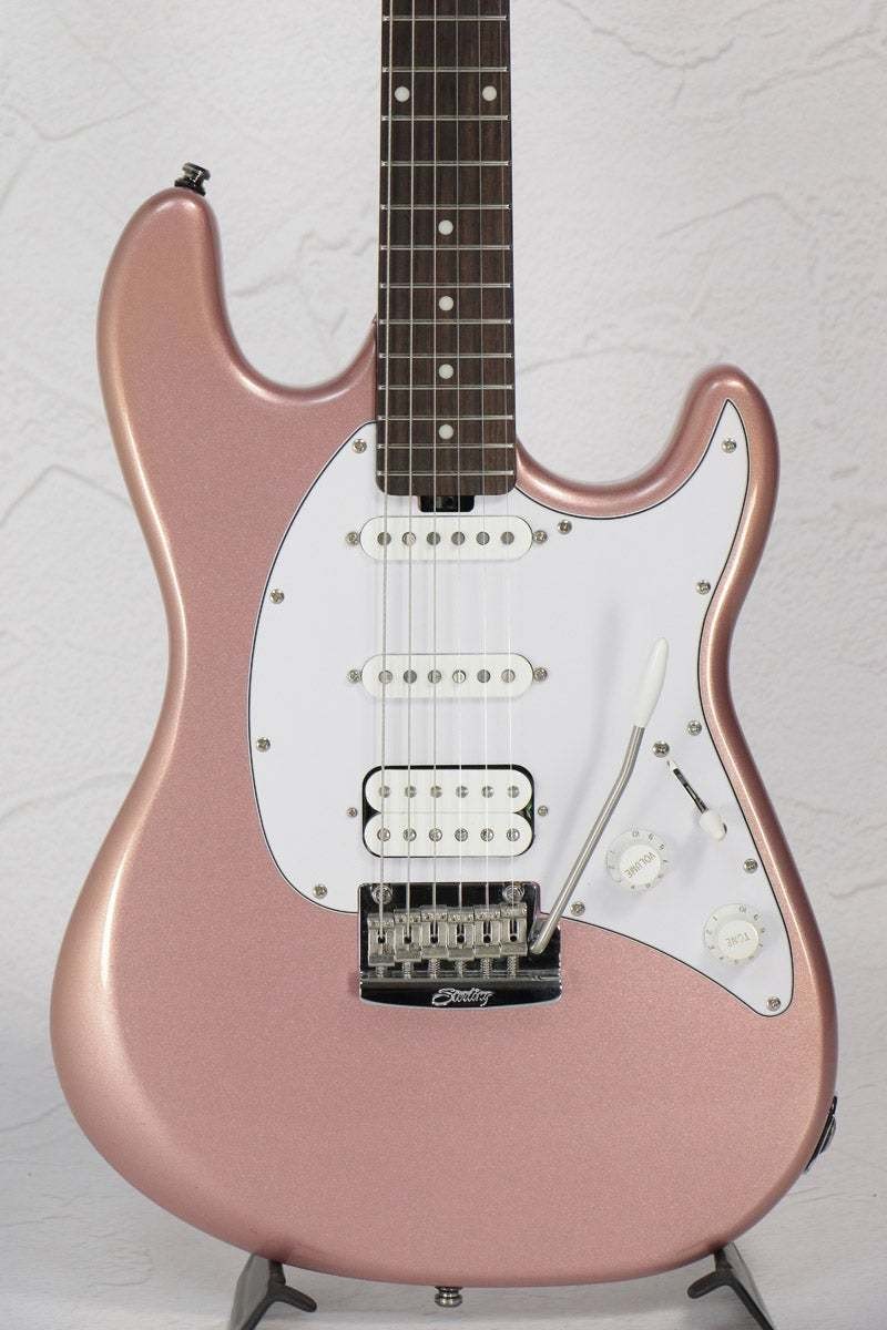 Sterling Music Man Cutlass CT50 HSS Rose Gold Electric Guitar Used