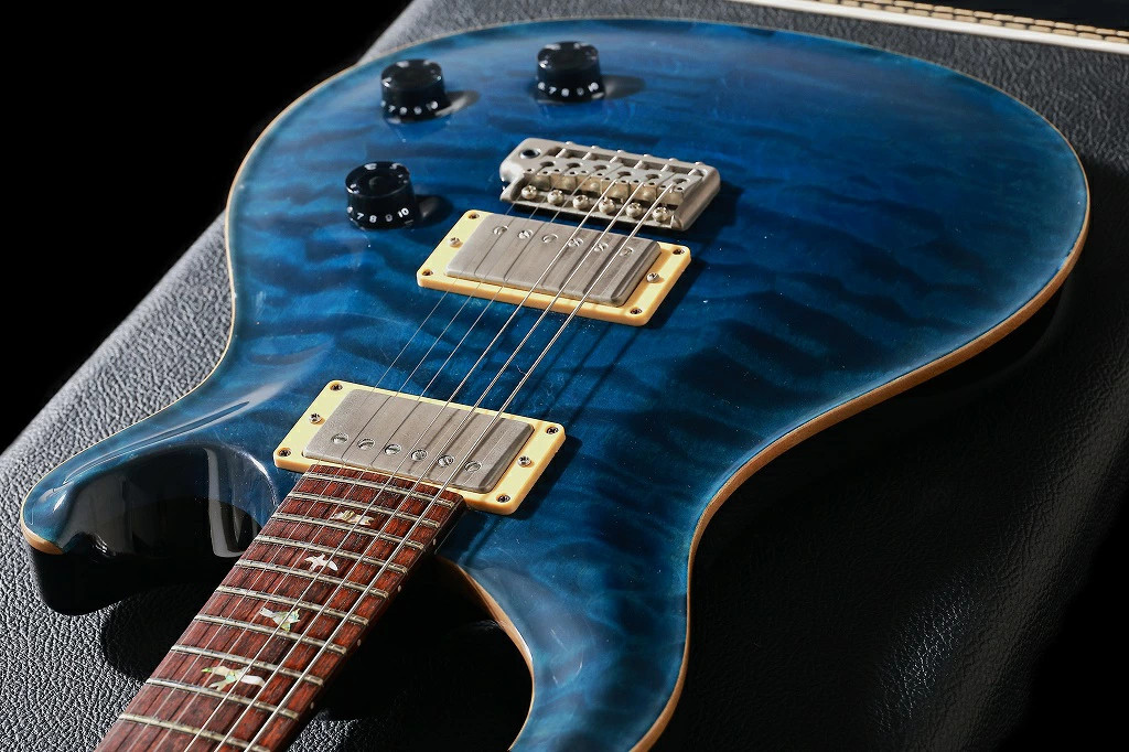 Used Paul Reed Smith (PRS) 2008 Custom 22 Bird 10Top Whale Blue Wide Fat 8 37106
