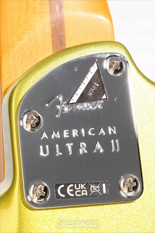 Fender American Ultra II Stratocaster HSS Electric Guitar – Solar Flare with