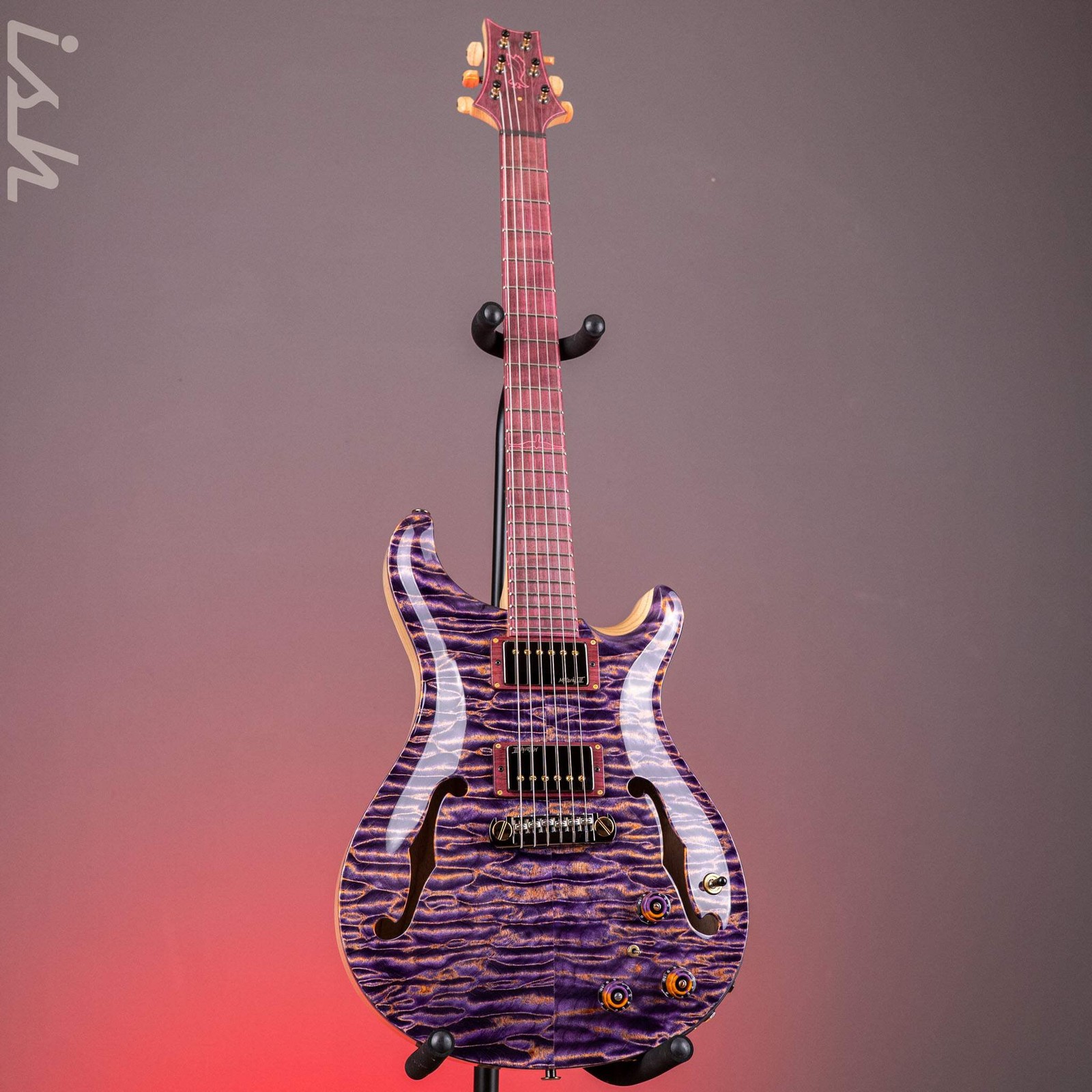 PRS Private Stock Hollowbody I Piezo 24 Fret Purple Peach