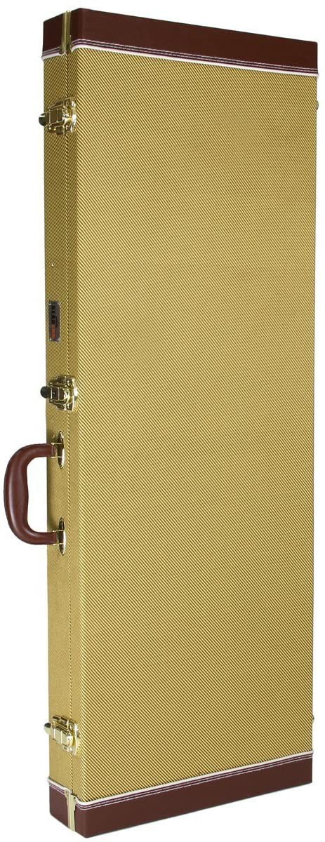 Gearlux BC-227 Electric Bass Guitar Hard Case – Tweed