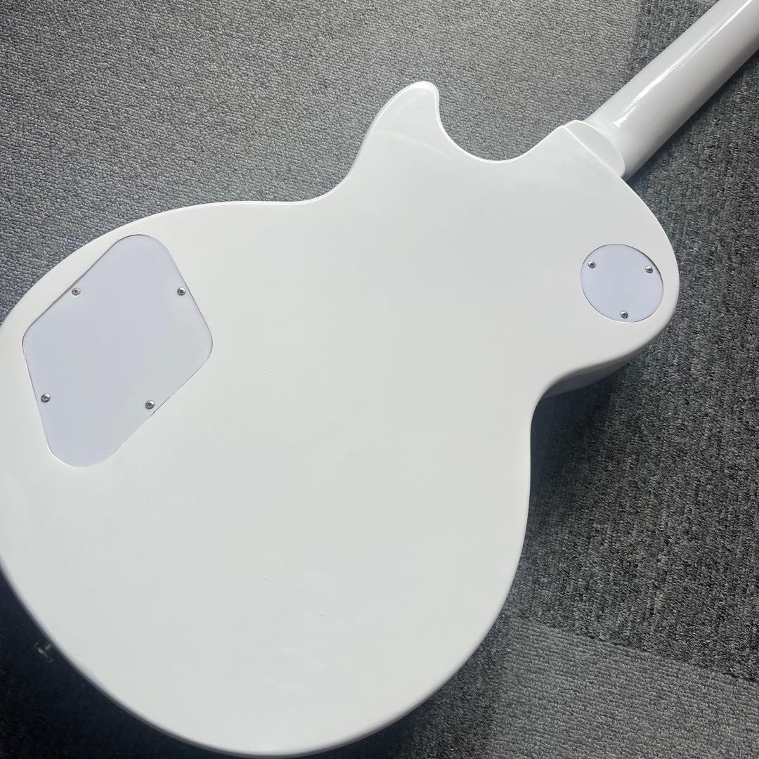 White Les Paul Buckethead Signature Type Kill Switch Guitar USED