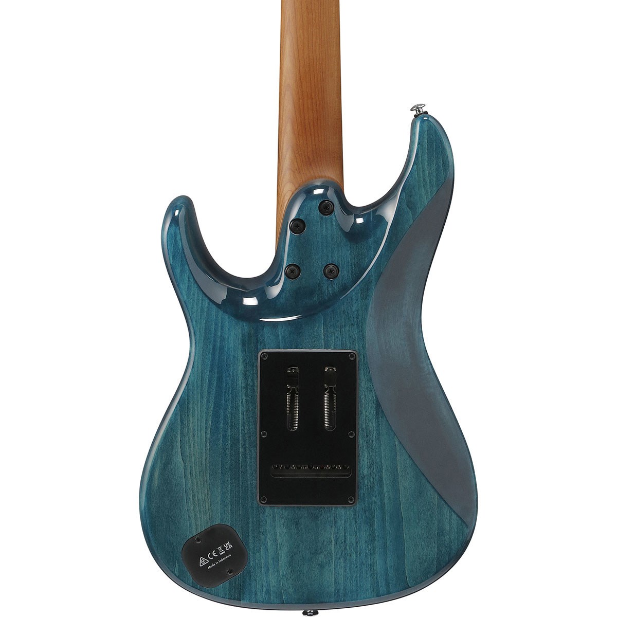 Ibanez AZ Premium Series AZ447P1QM 7-String Electric Guitar, Cosmic Blue