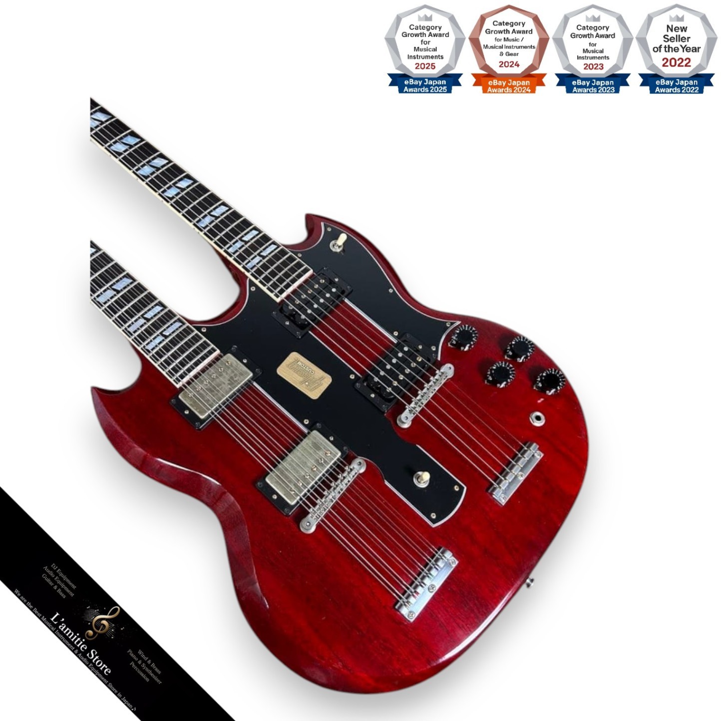 Gibson Custom Shop EDS1275 Double Neck Jimmy Page 2017 Limited Edition