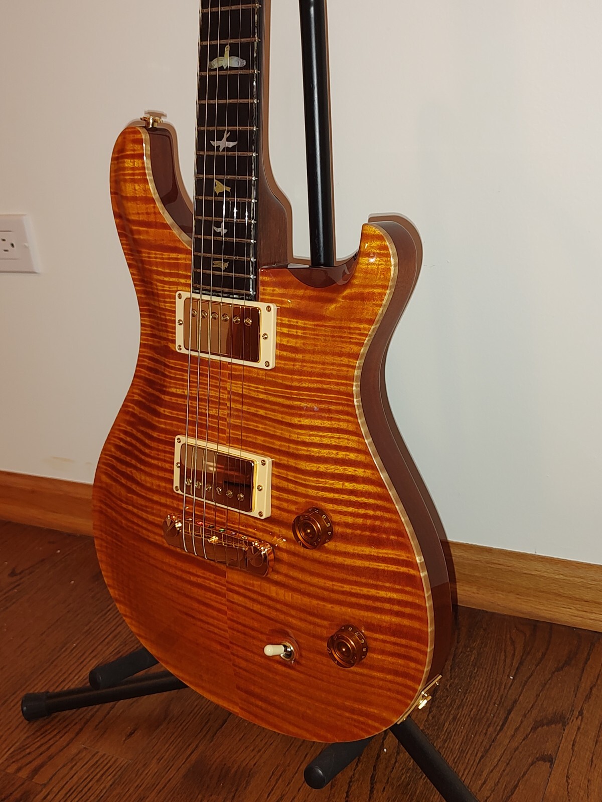 PAUL REED SMITH 1995 10TH ANIVERSARY #89 – FLAME TOP – STOPTAIL – ABALONE – BIRD