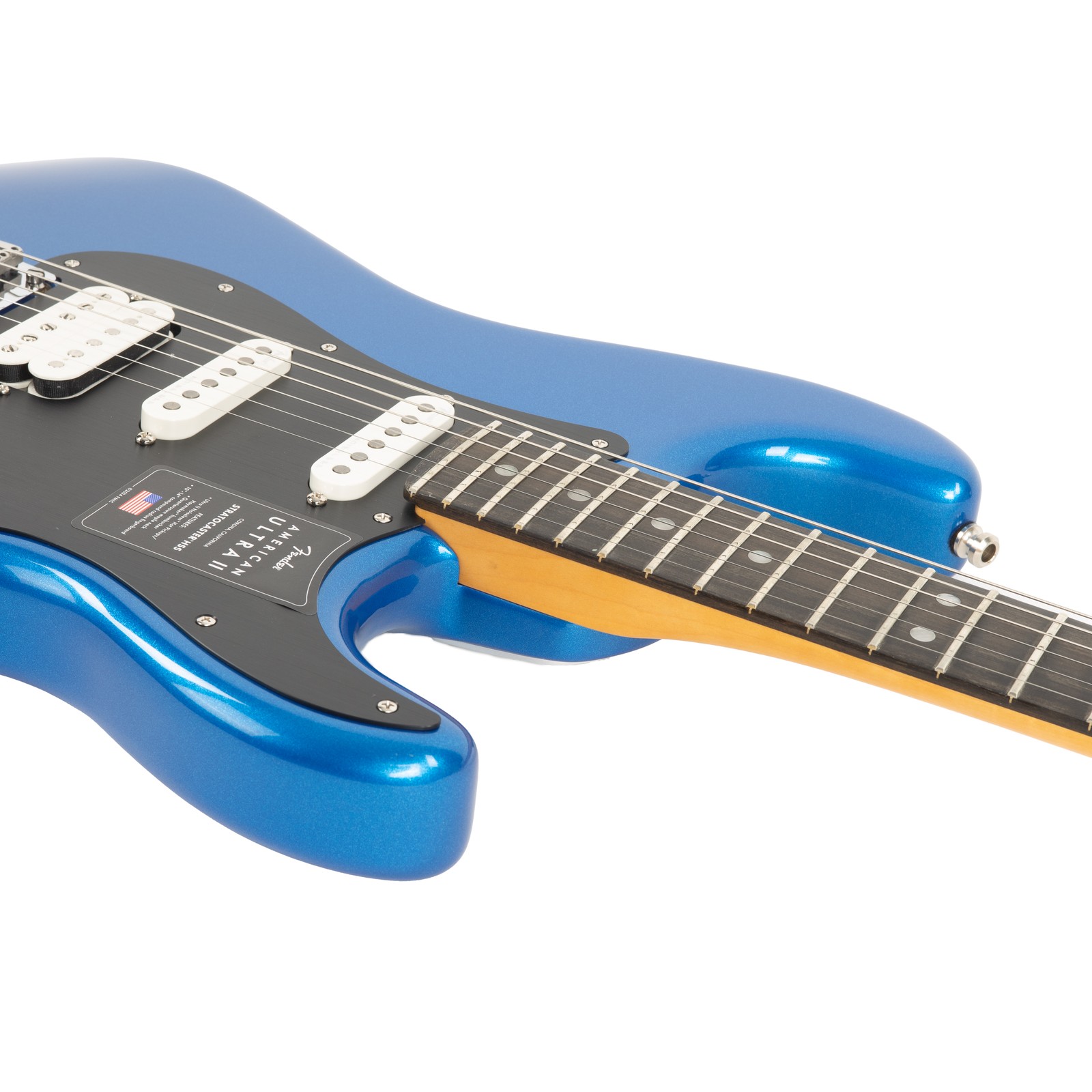 Fender American Ultra II Stratocaster HSS Ebony – Noble Blue
