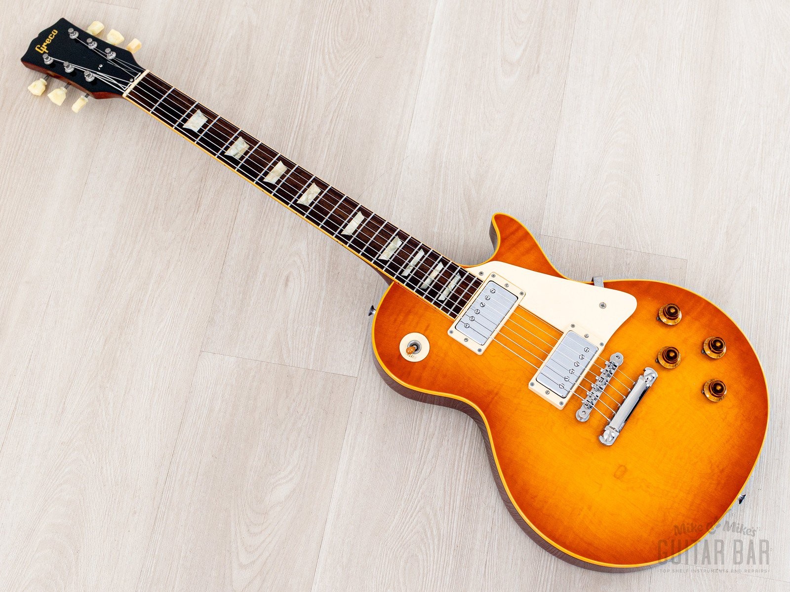 1982 Greco Mint Collection EG58-120 ’58 Spec Burst, EGF-1200 Super Real, Japan