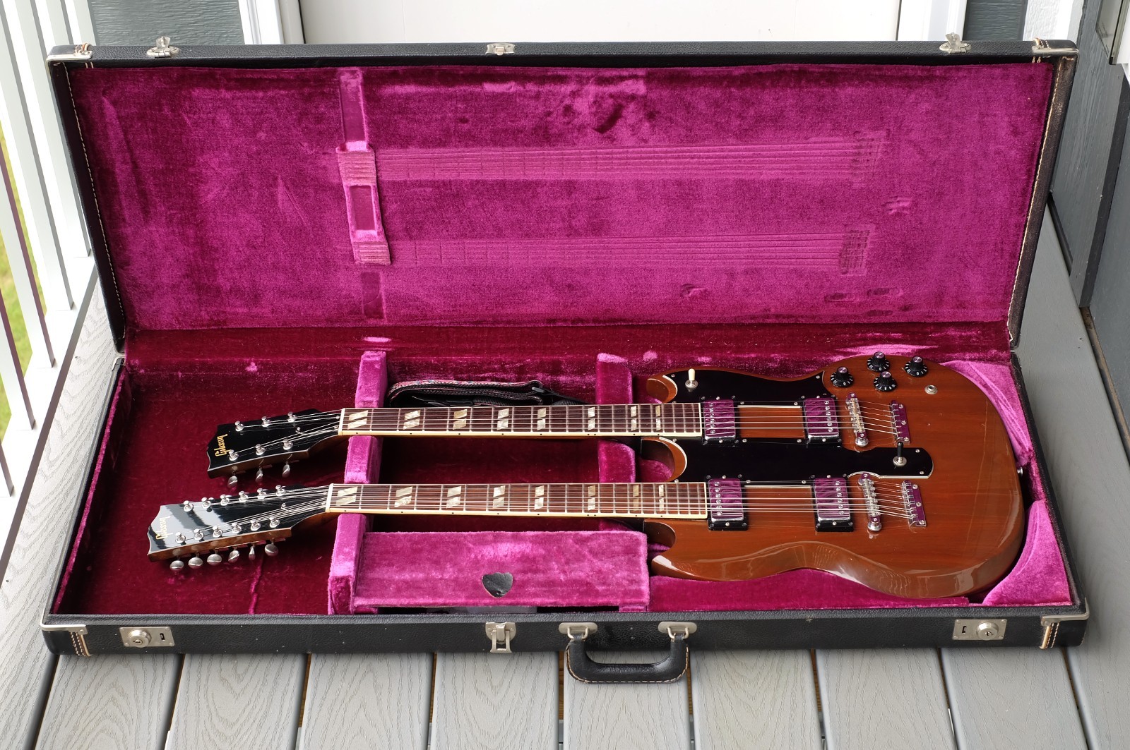 1974 Gibson EDS-1275 Double Neck Electric SG Body Guitar